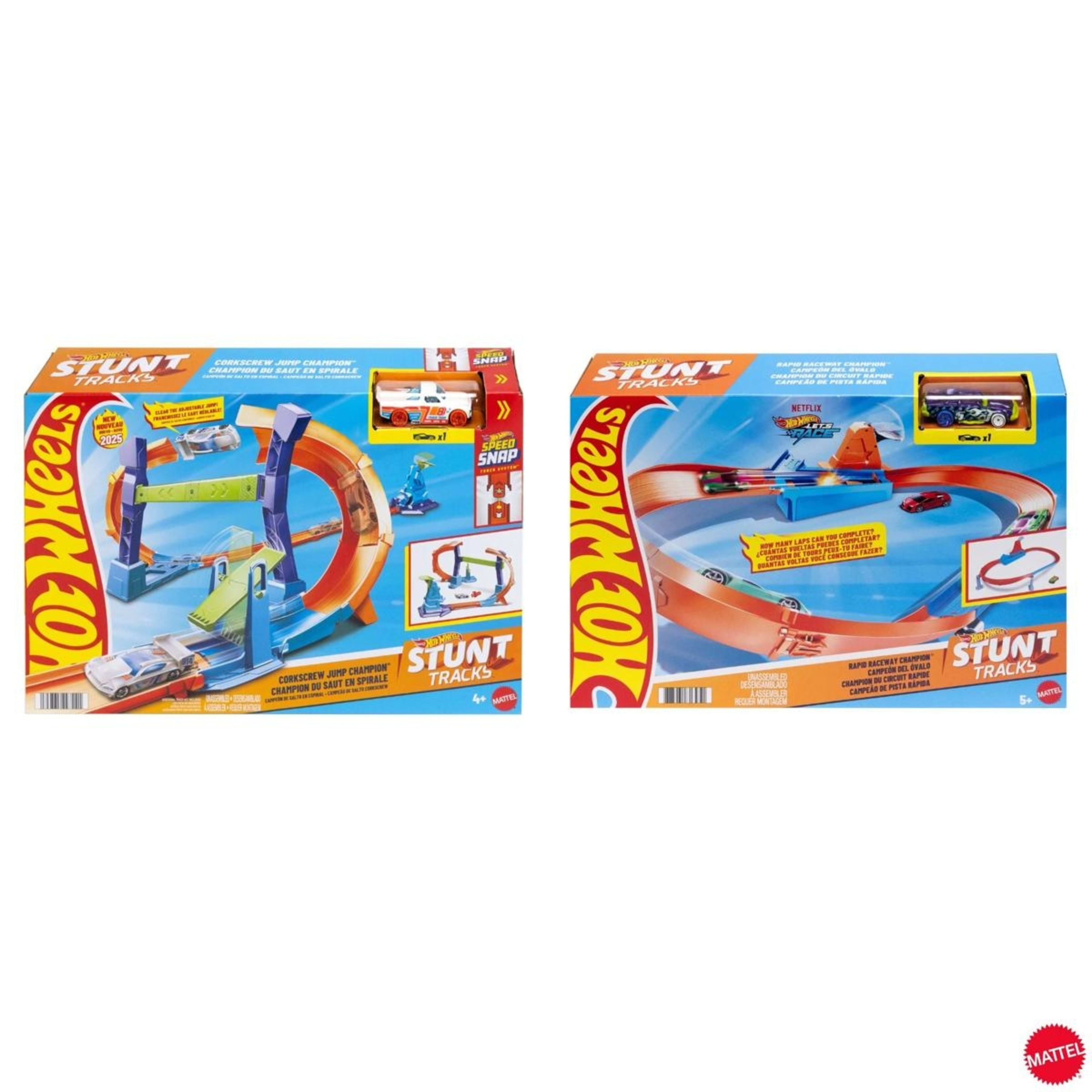 1 Hot Wheels Stunt Tracks Playset - Assorted