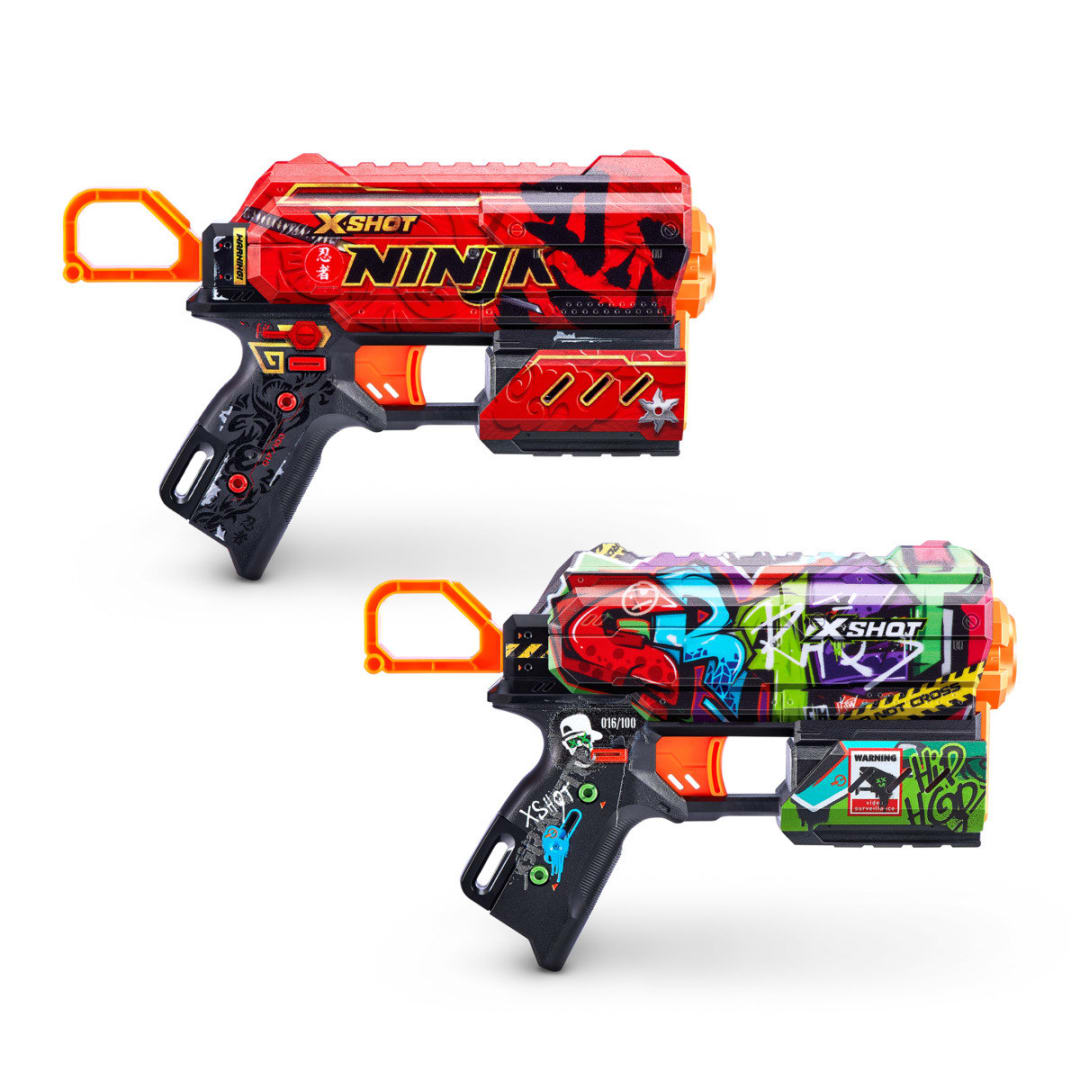 2 Pack Zuru XShot Skins Flux Dart Blaster Kmart