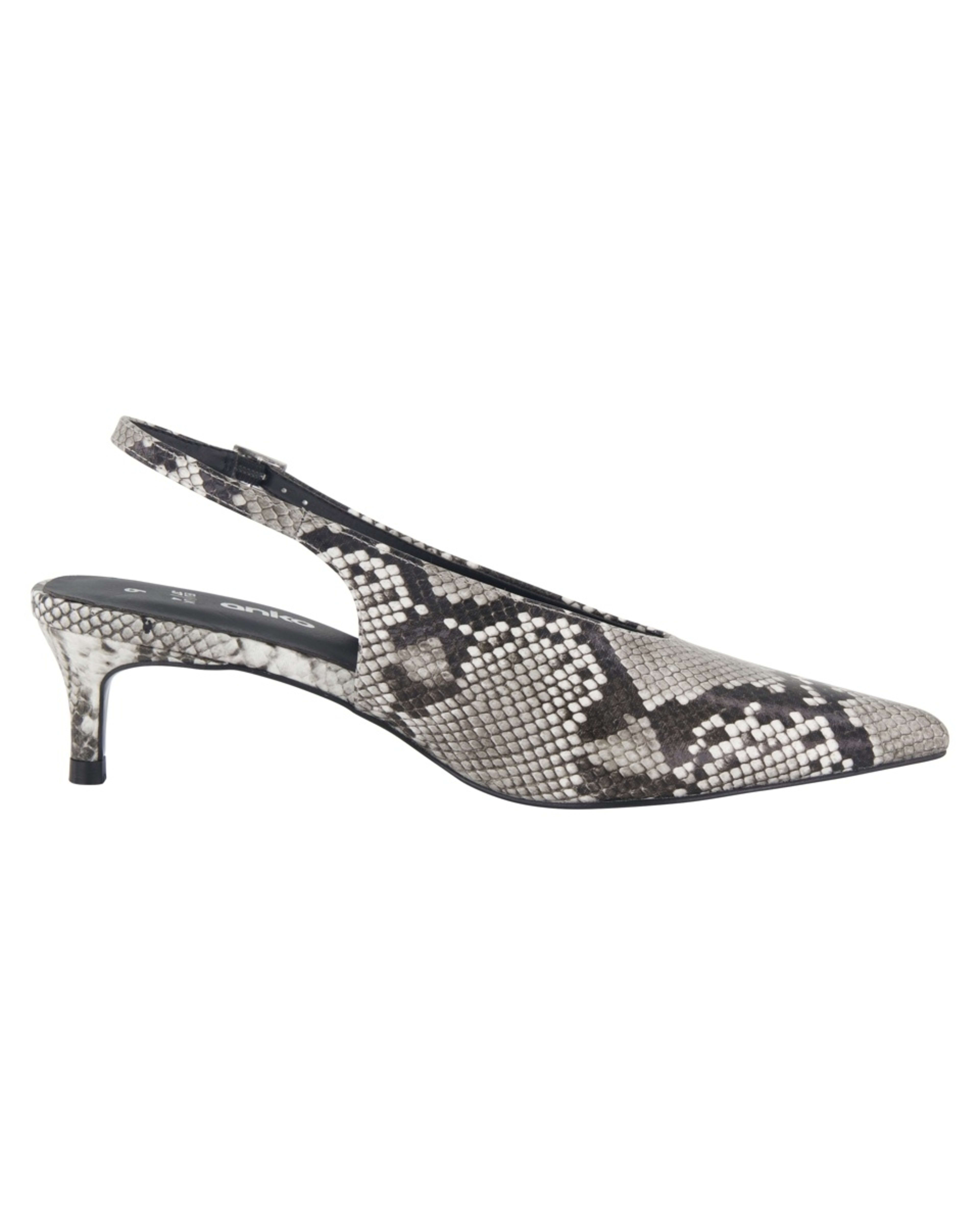 1 High Vamp Kitten Heels Snake