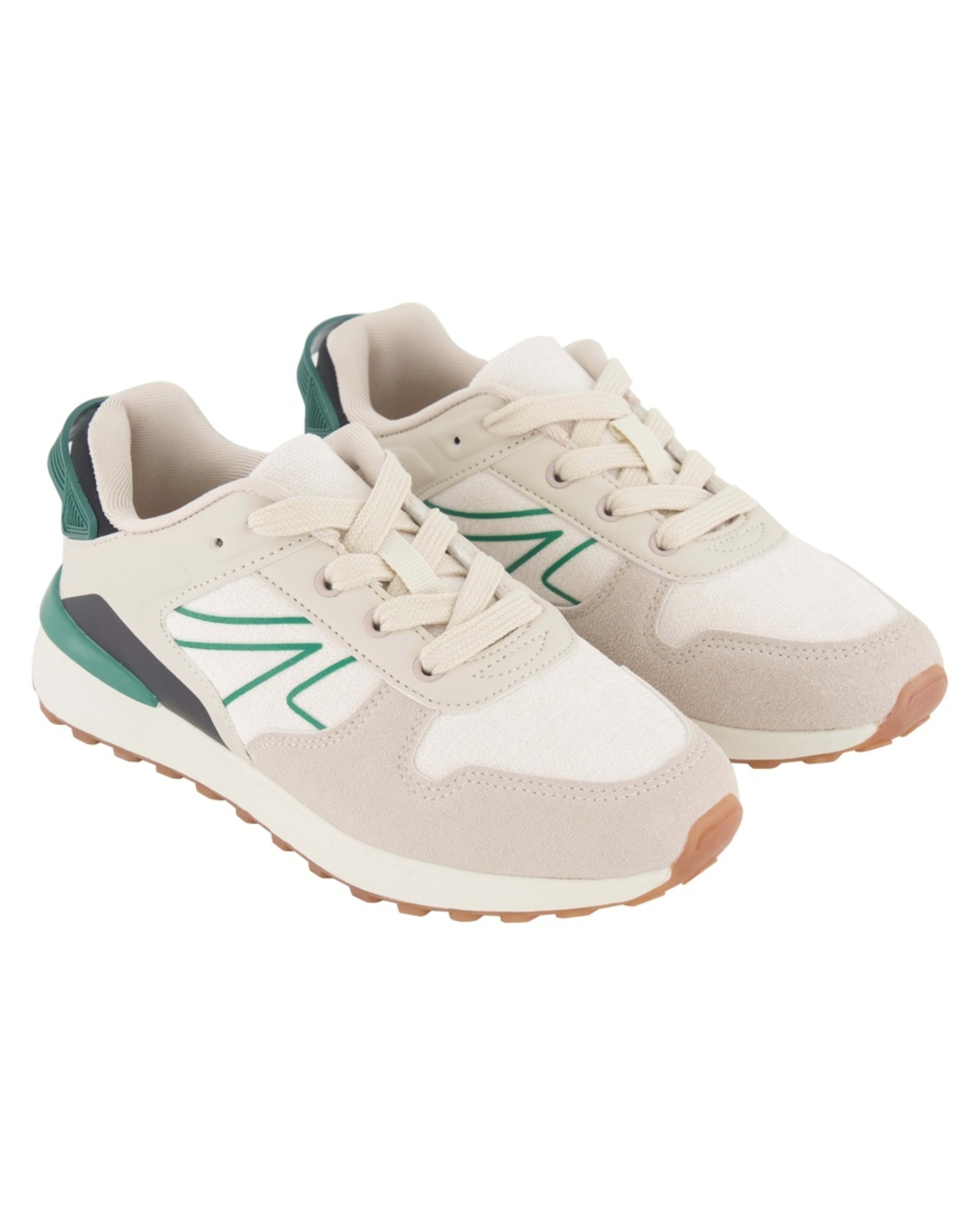 4 Senior Casual Shoes COLE OFF WHITE Green, 4 of 5