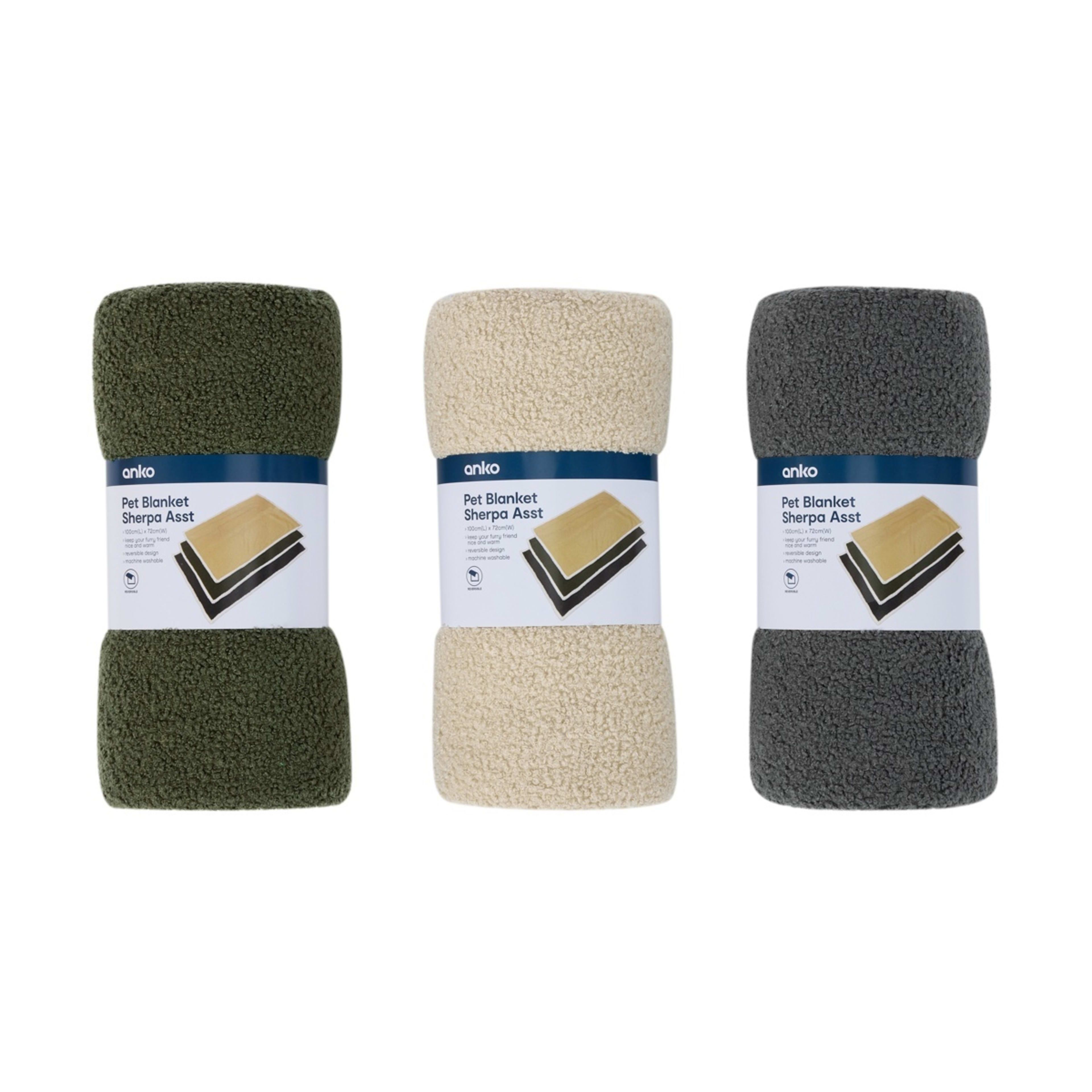 9 Pet Blanket Sherpa - Assorted, 9 of 9