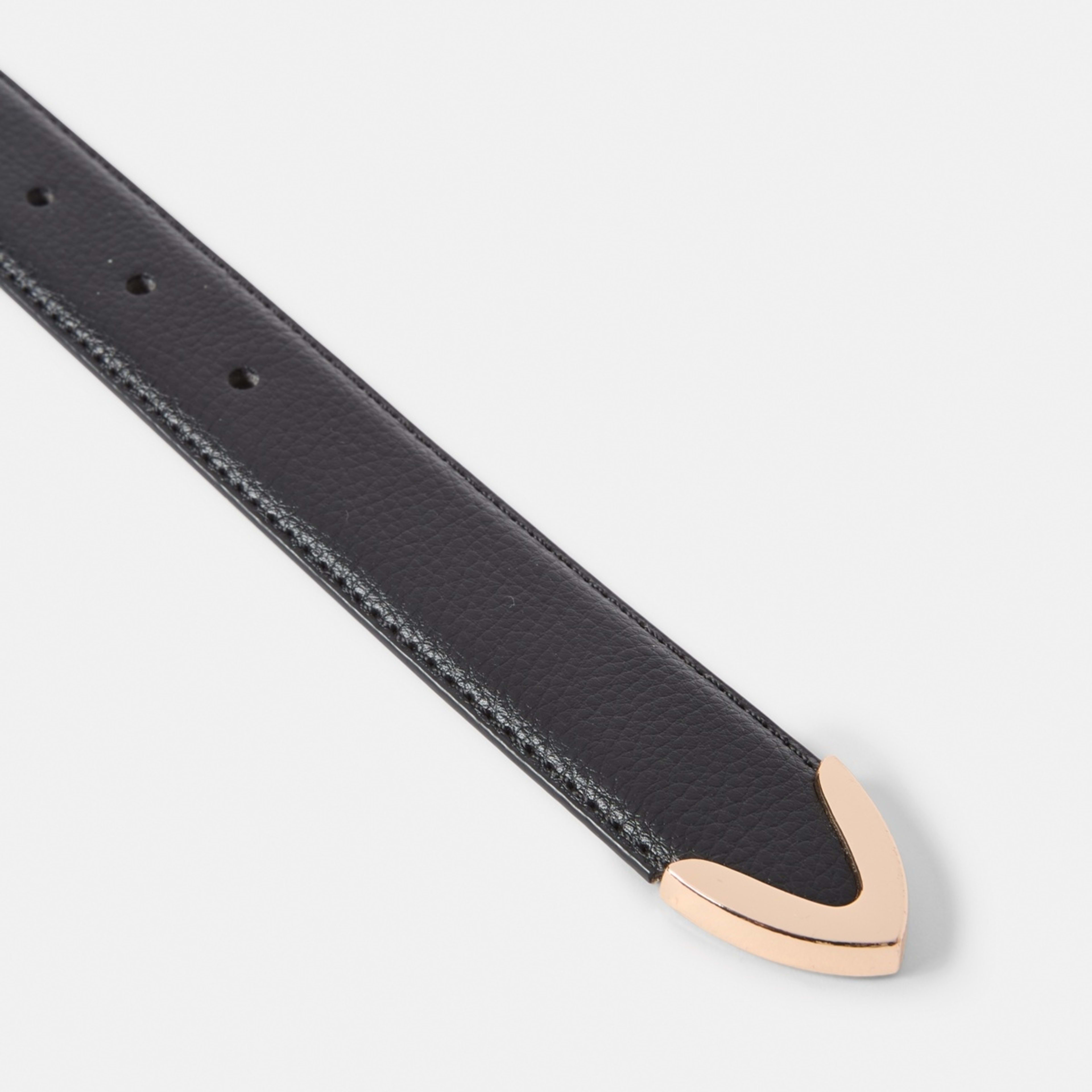 3 Statement Buckle Belt Black, 3 of 6