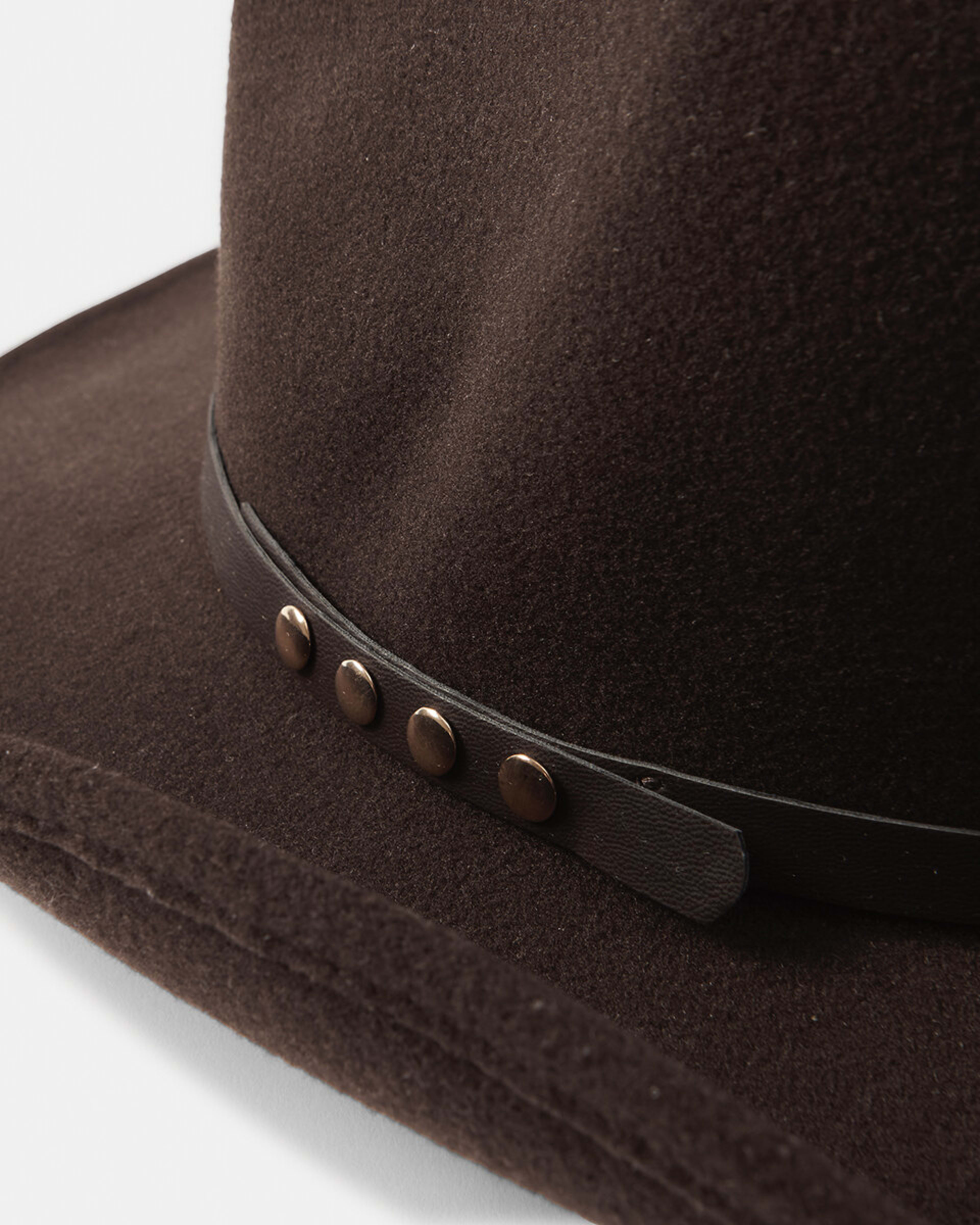 2 Trim Cowboy Hat Chocolate, 2 of 4