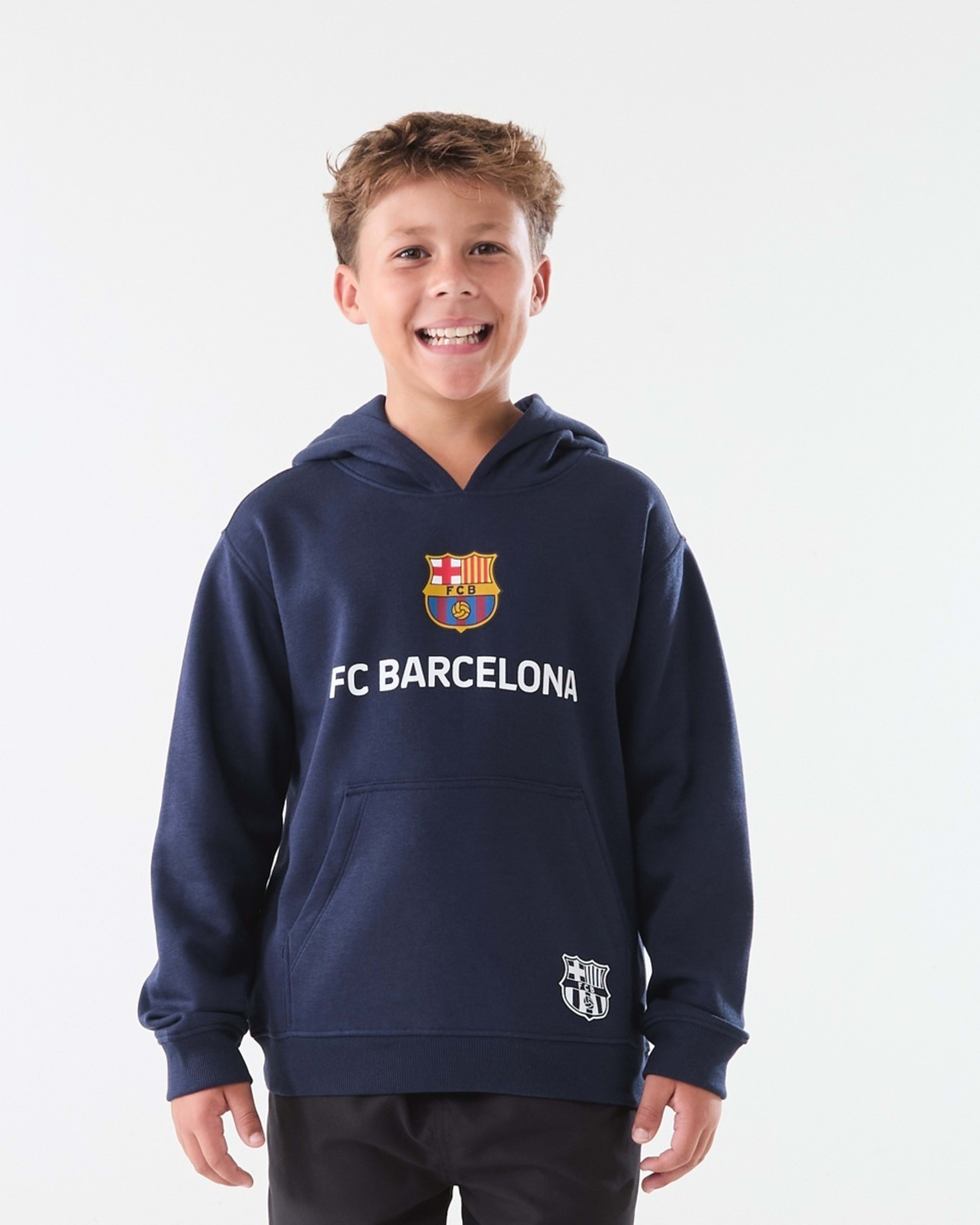 1 Official Youth Barcelona Hoodie Navy, 1 of 7