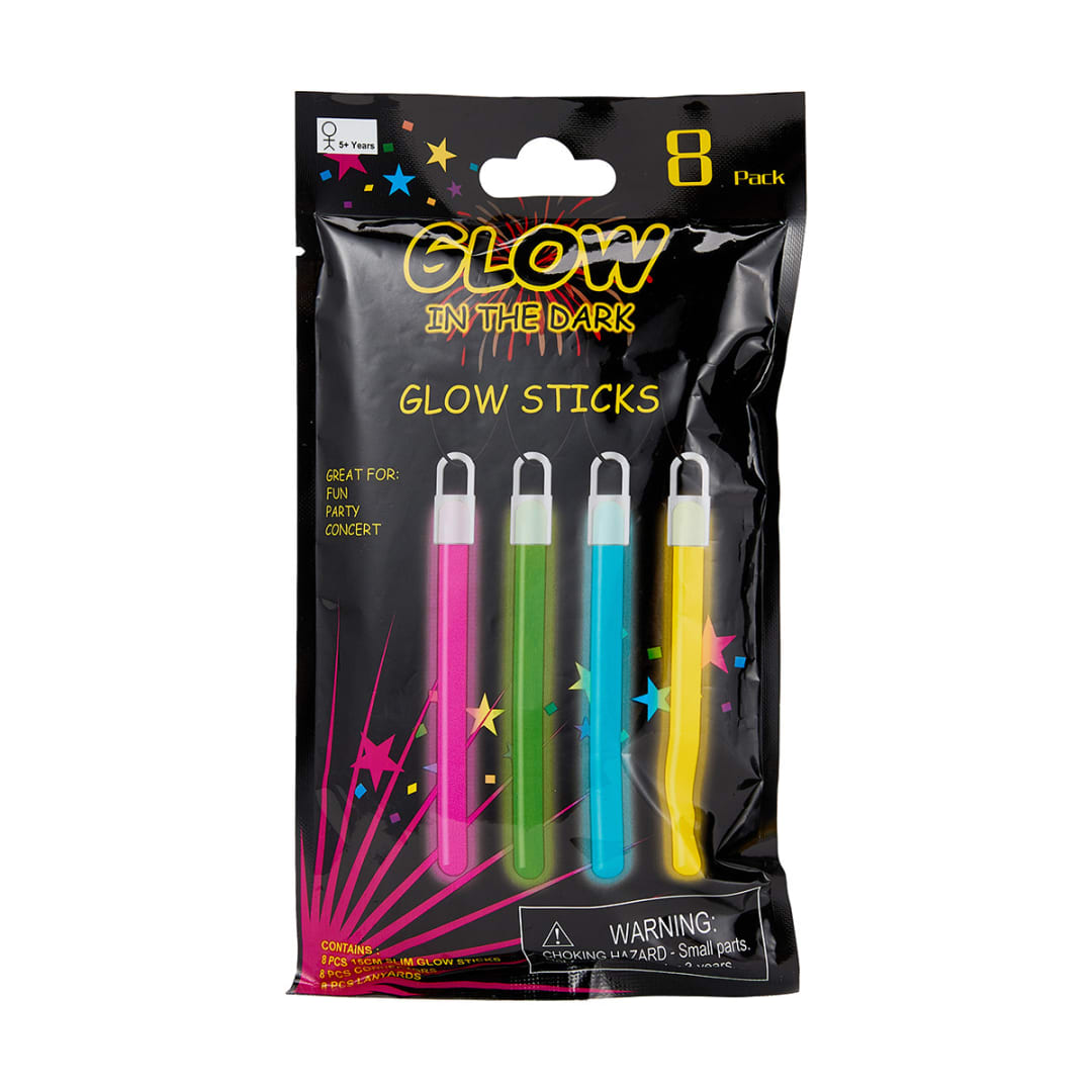 8 Pack Glow Sticks Kmart
