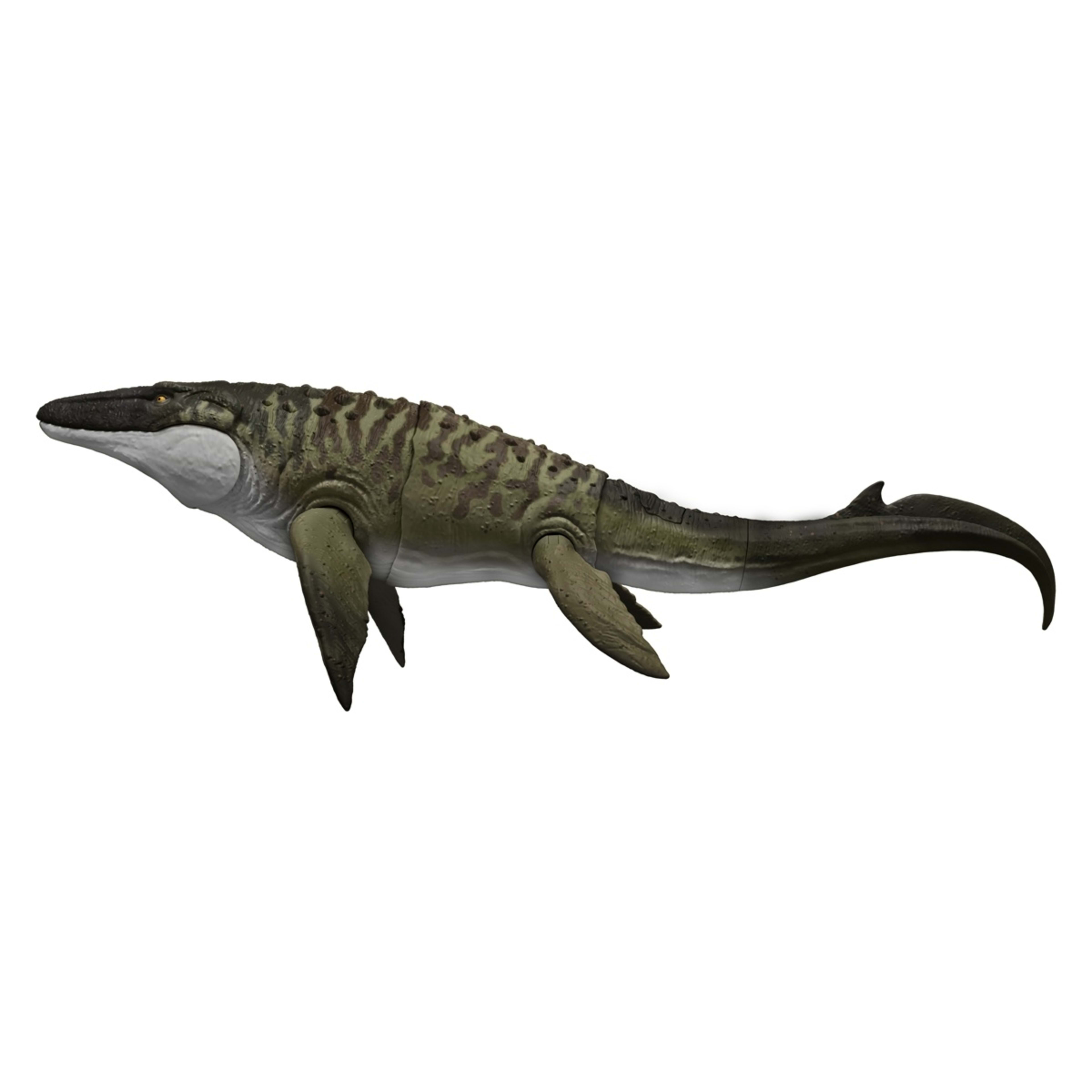 2 Jurassic World Rebirth Bite 'N Blast Mosasaurus Action Figure & Mini Dilophosaurus, 2 of 7