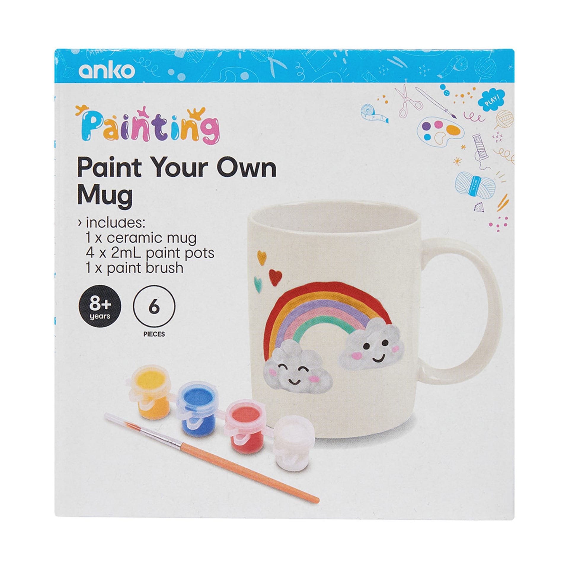 Paint Your Own Mug Set Kmart