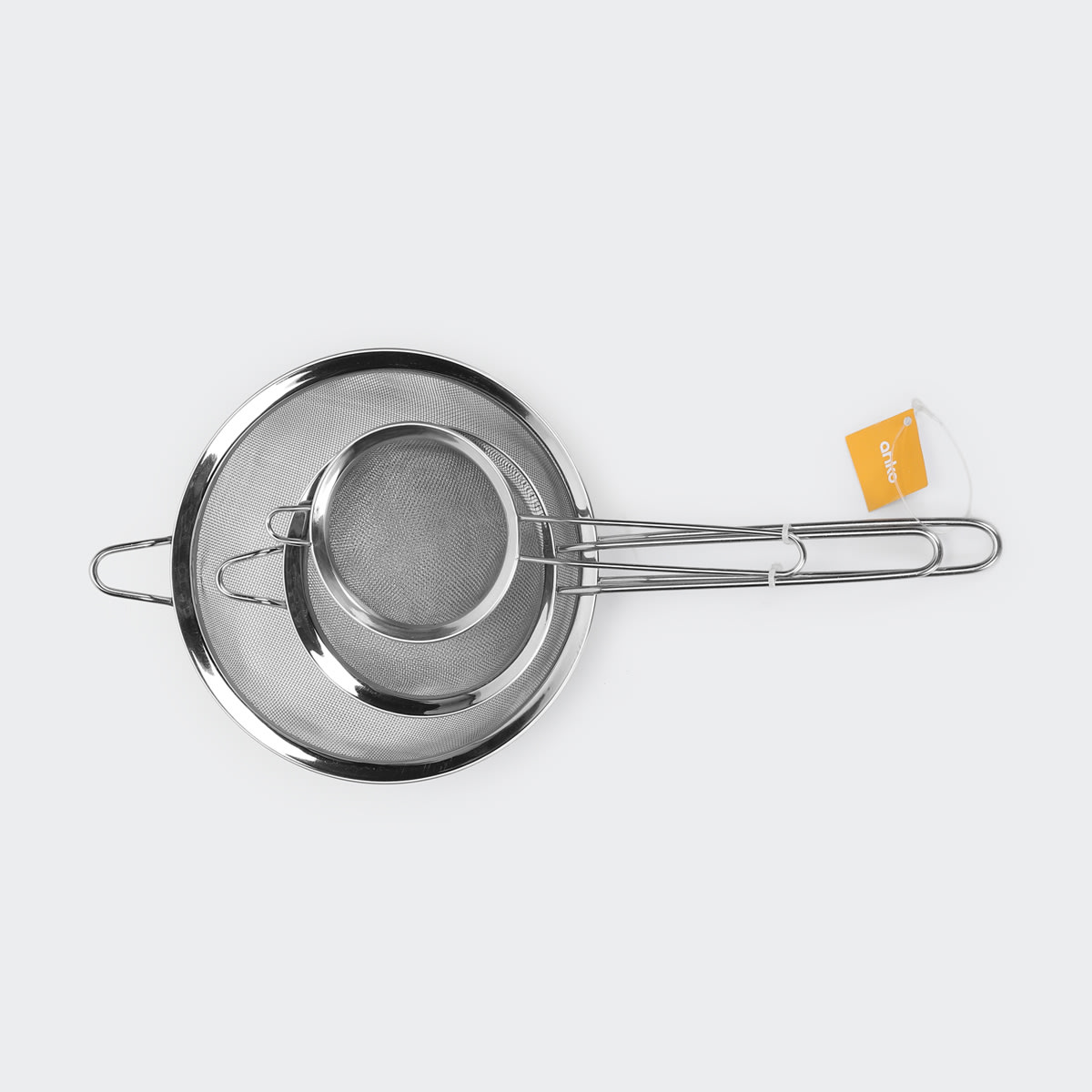 3 Metal Strainers Kmart