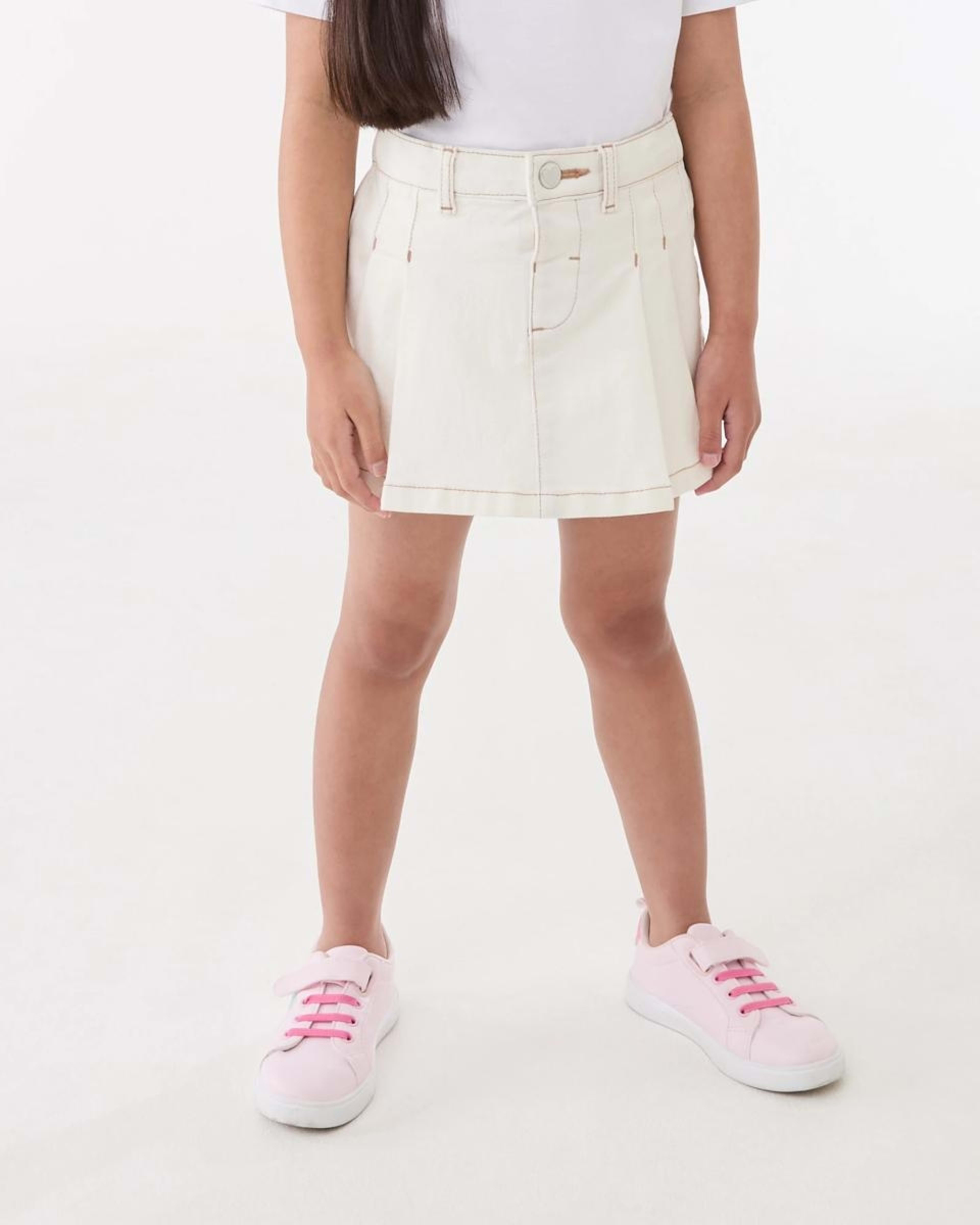 1 Denim Skort ECRU