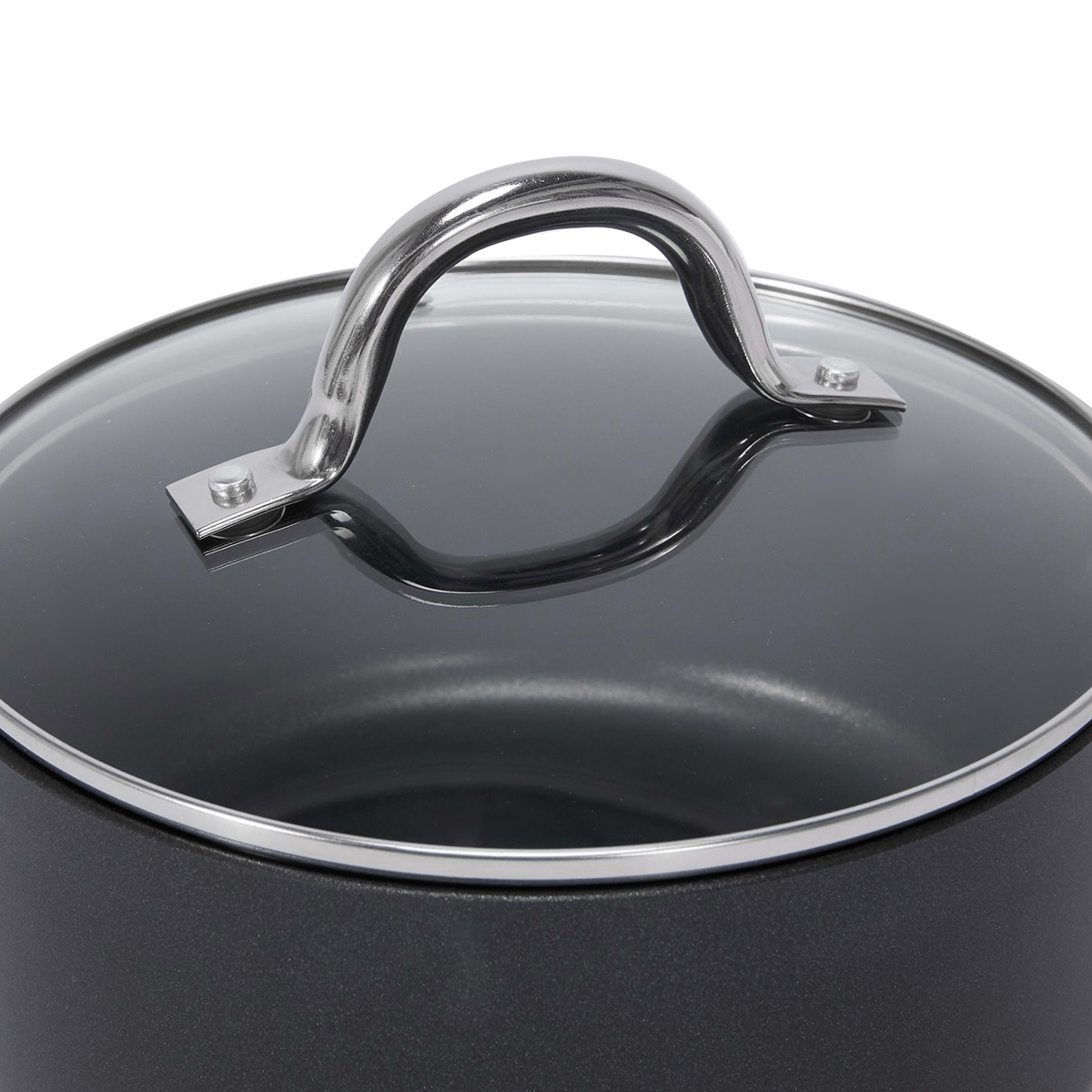 20cm Hard Anodised Saucepan Kmart