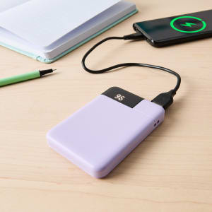 USB-A to USB-C 15W 5000mAh Portable Charger - Pu