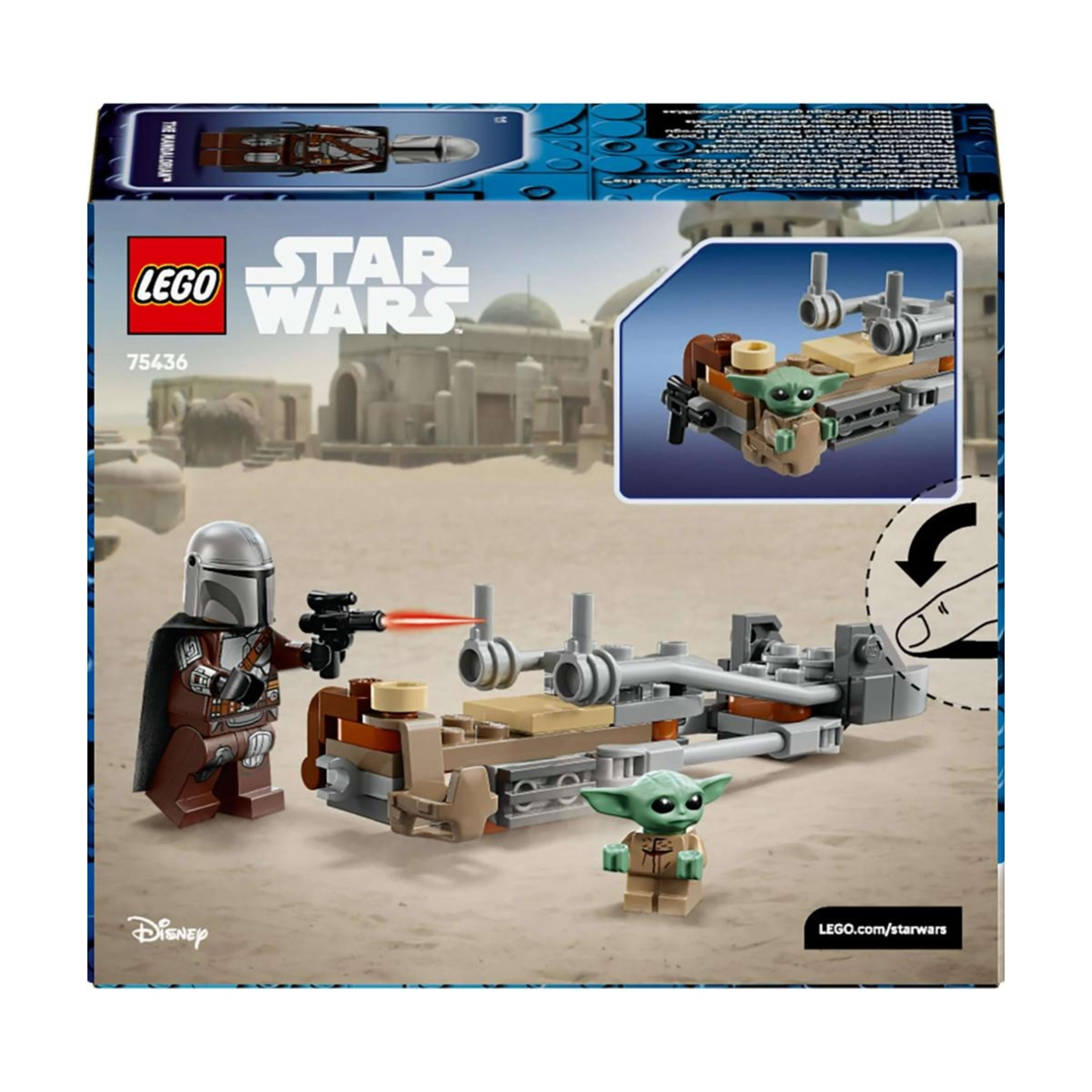 10 LEGO Star Wars The Mandalorian & Grogu's Speeder Bike 75436, 10 of 10