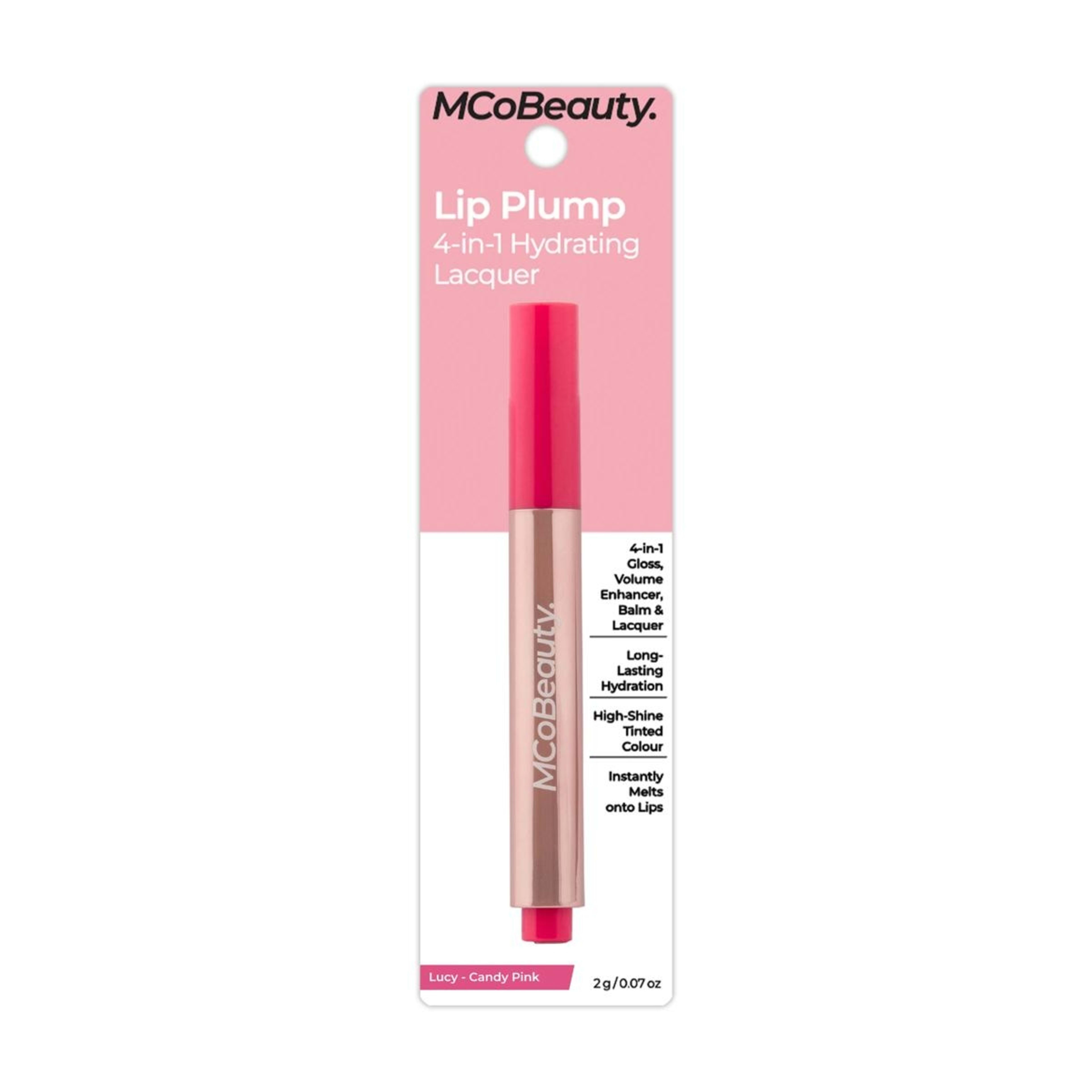 2 MCoBeauty Lip Plump 4-in-1 Hydrating Lacquer - Lucy, 2 of 2
