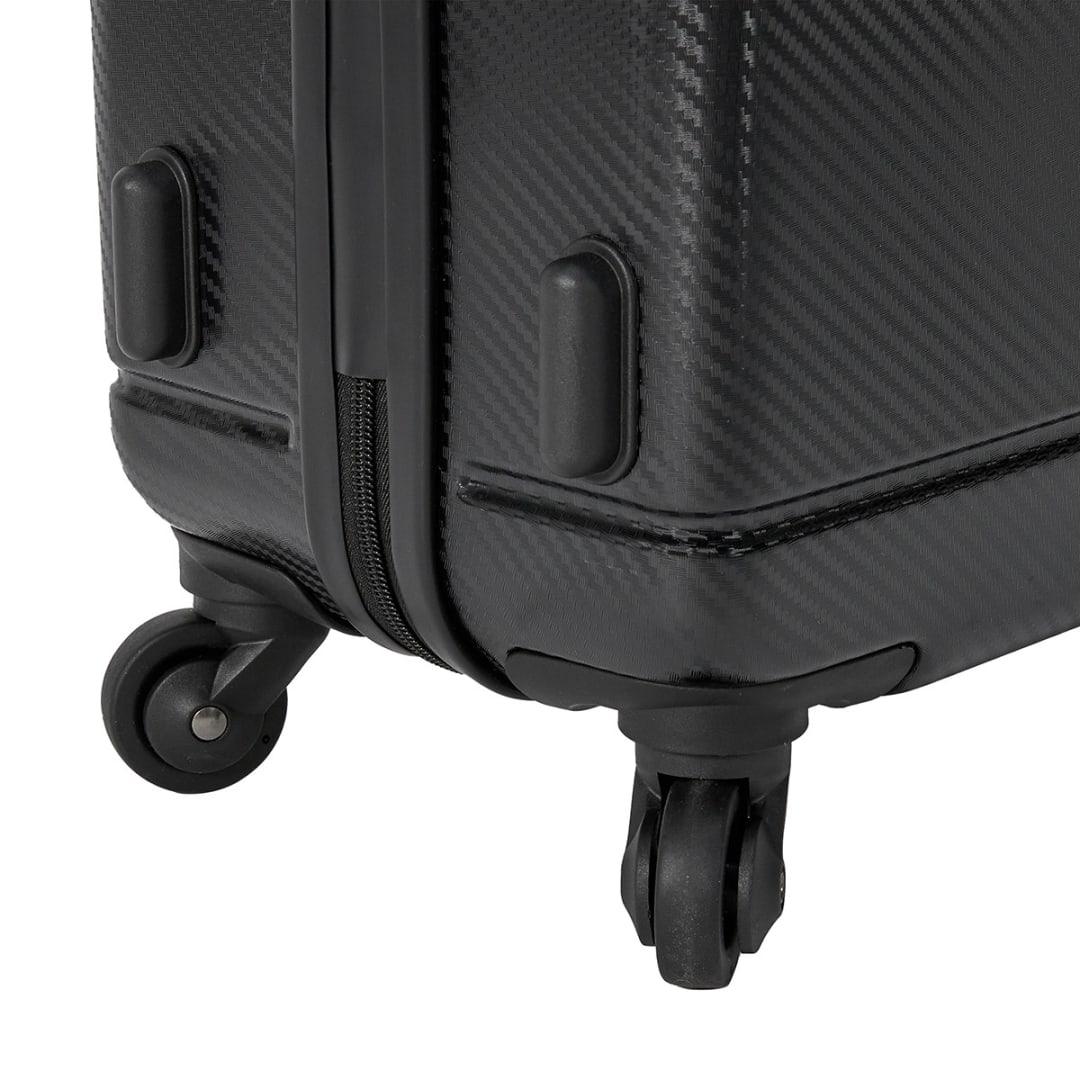 46cm Albany Hard Case 4 Wheels Graphite Kmart