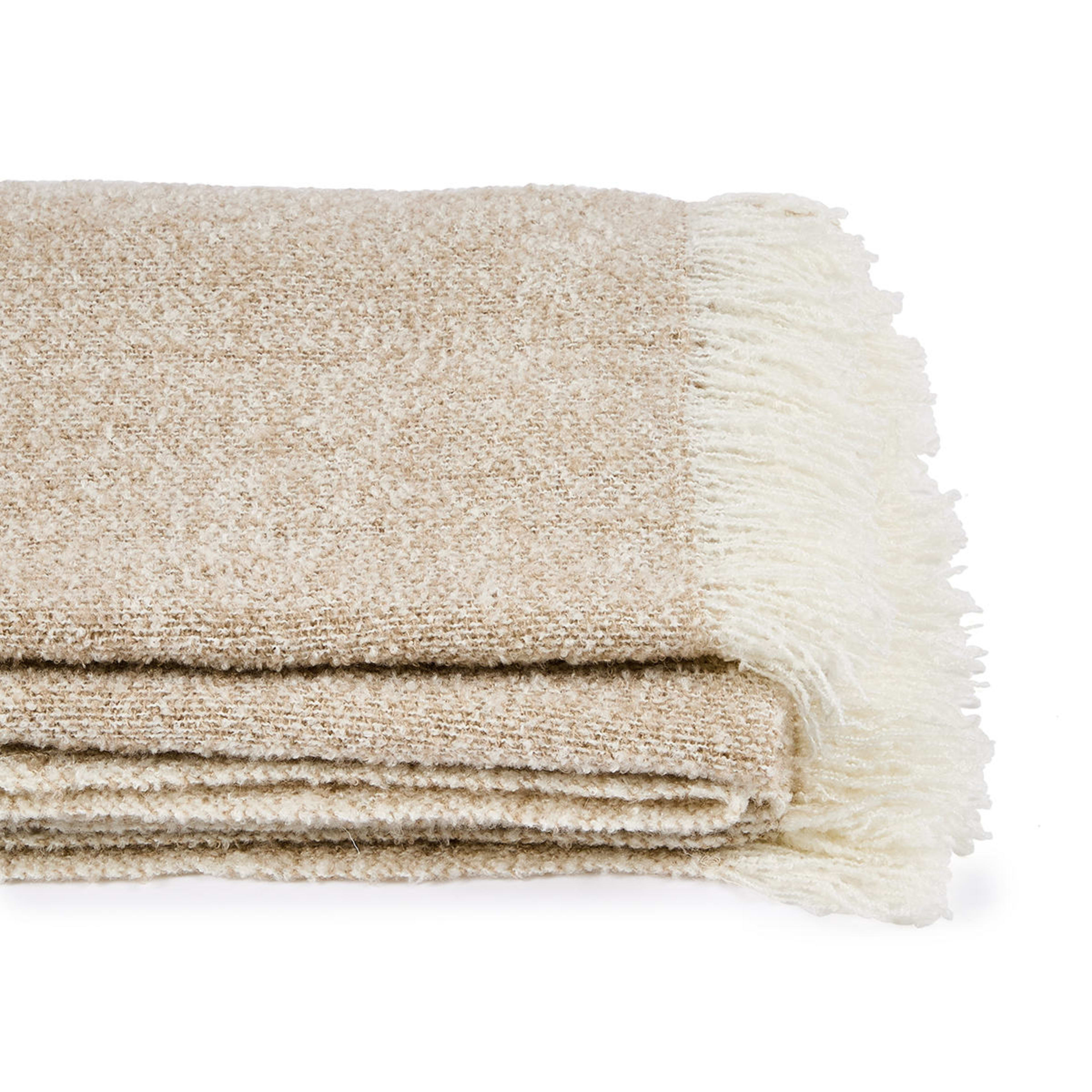 3 Boucle Marle Throw - Natural, 3 of 7