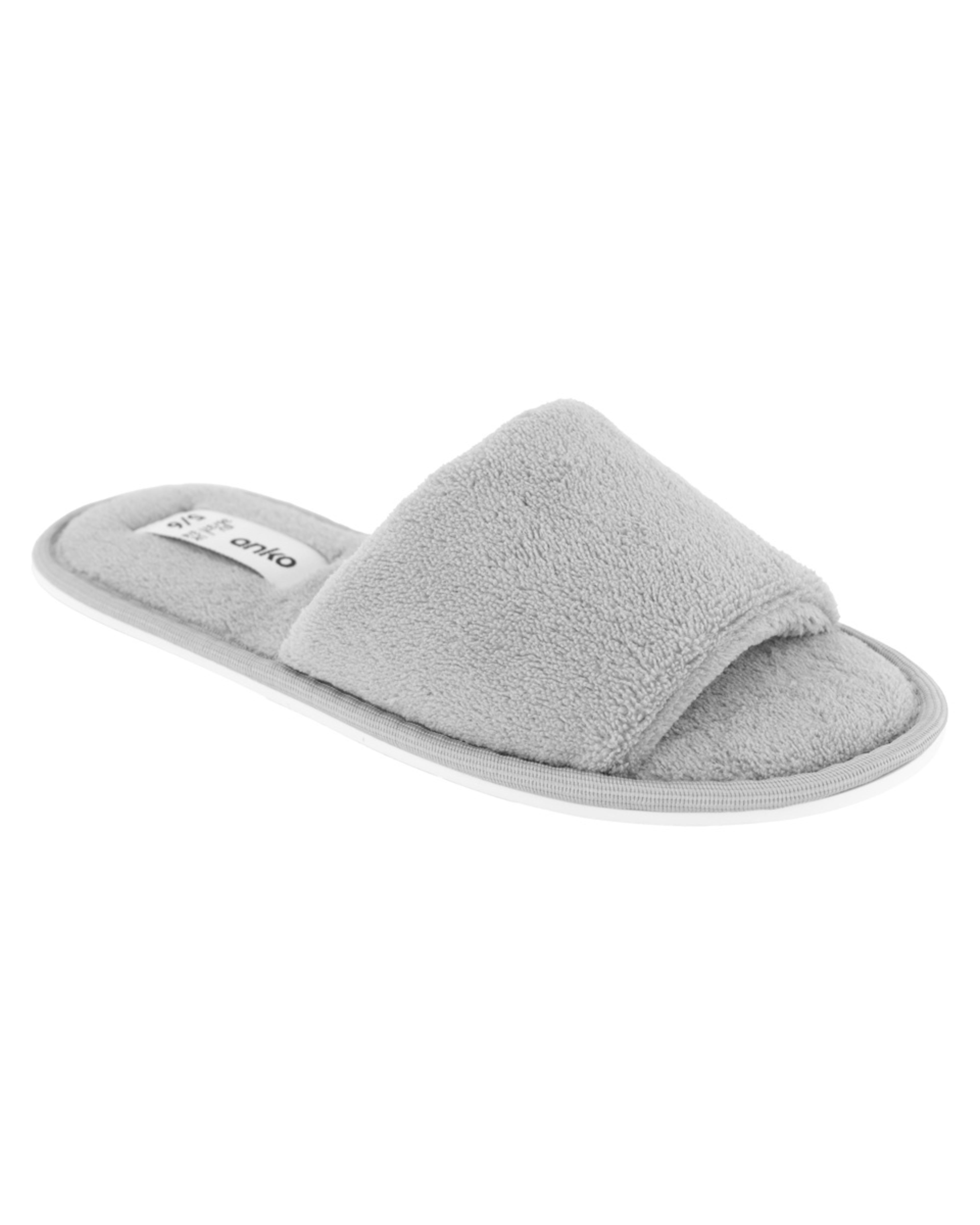 1 Scuff Slippers Lt Grey