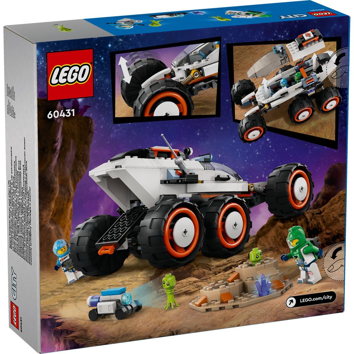 LEGO City Space Explorer Rover and Alien Life 60431 - Kmart