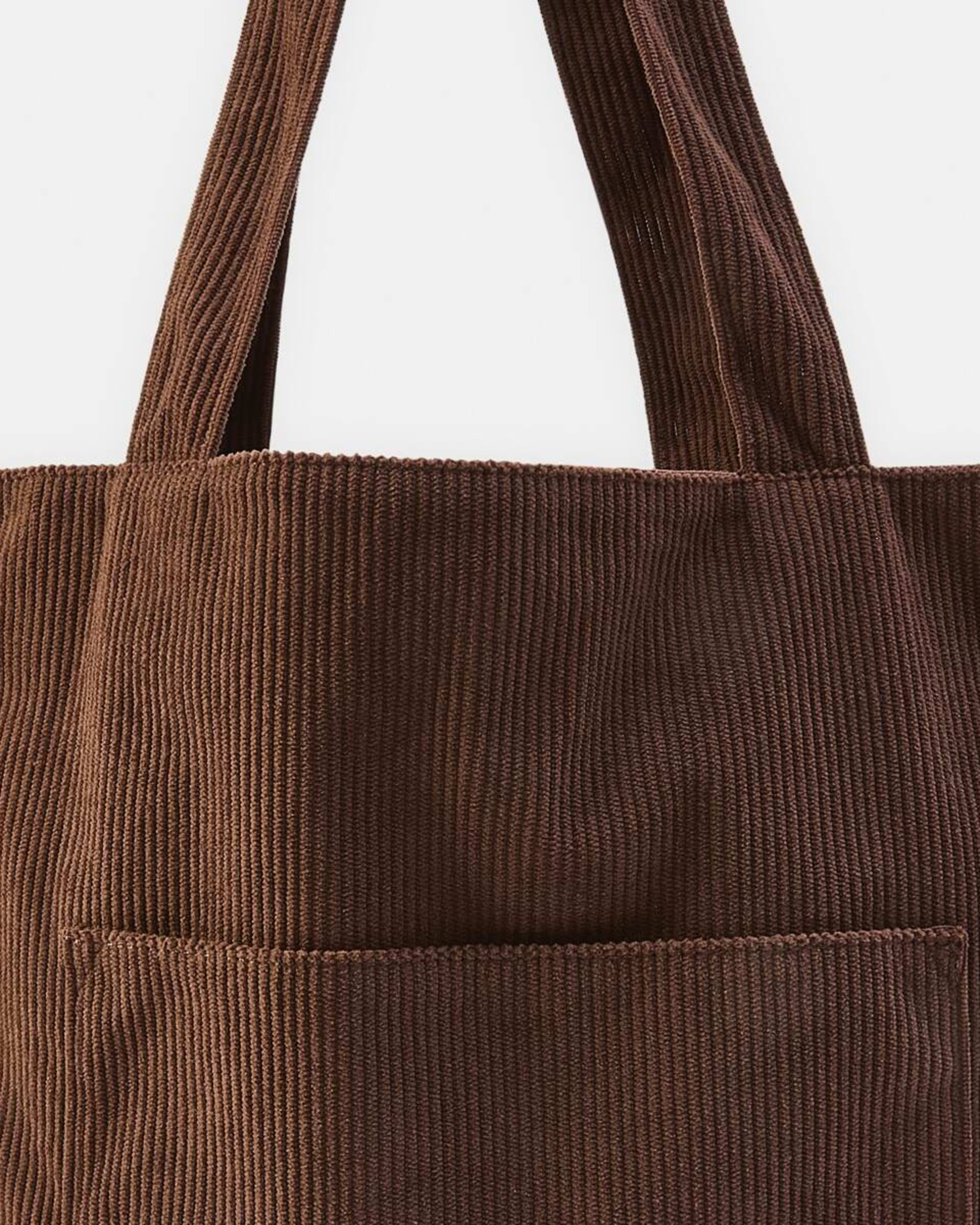 3 Corduroy Tote Bag Melt Brown, 3 of 5