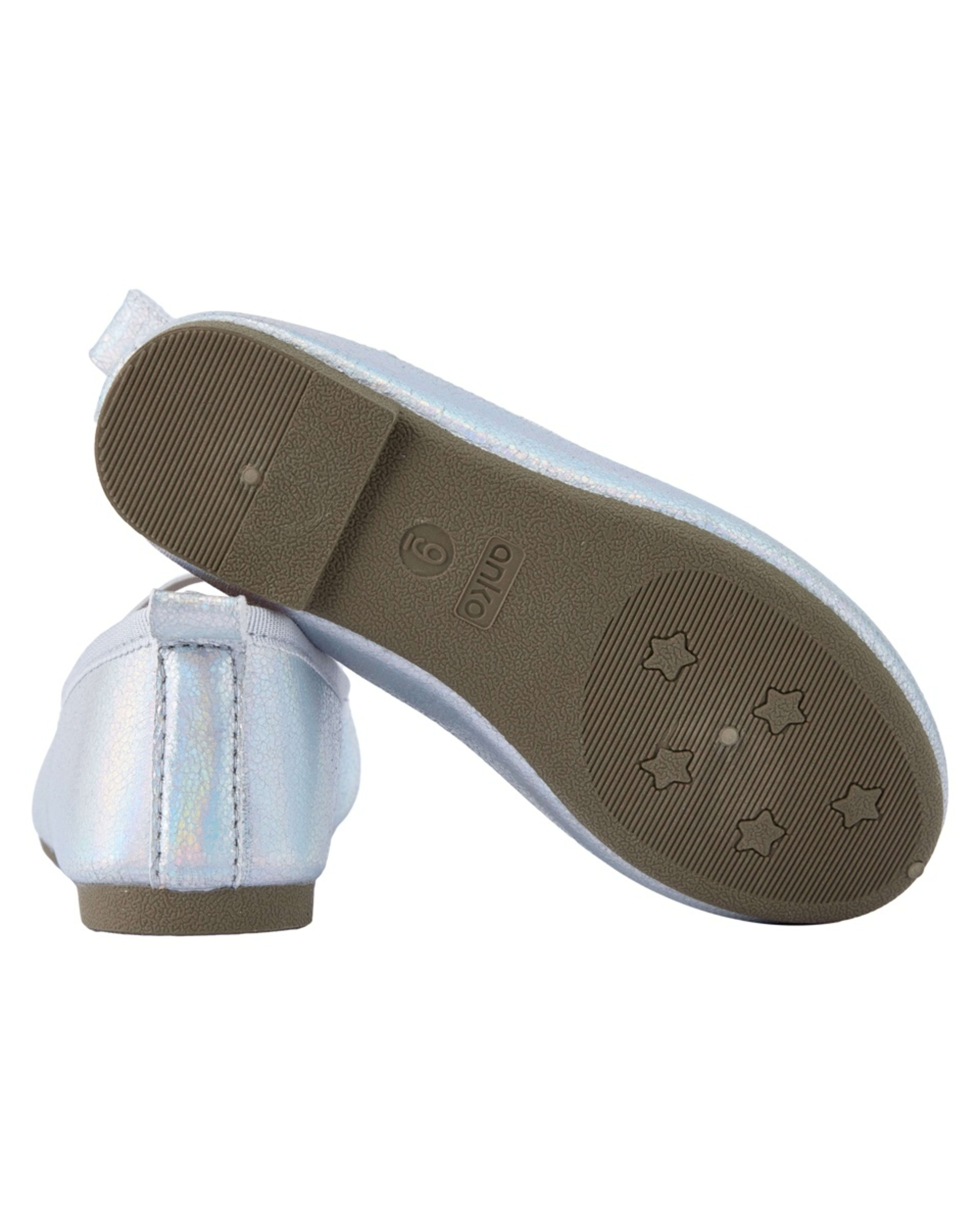 5 Junior Glitter Flats Irridsilvr, 5 of 5