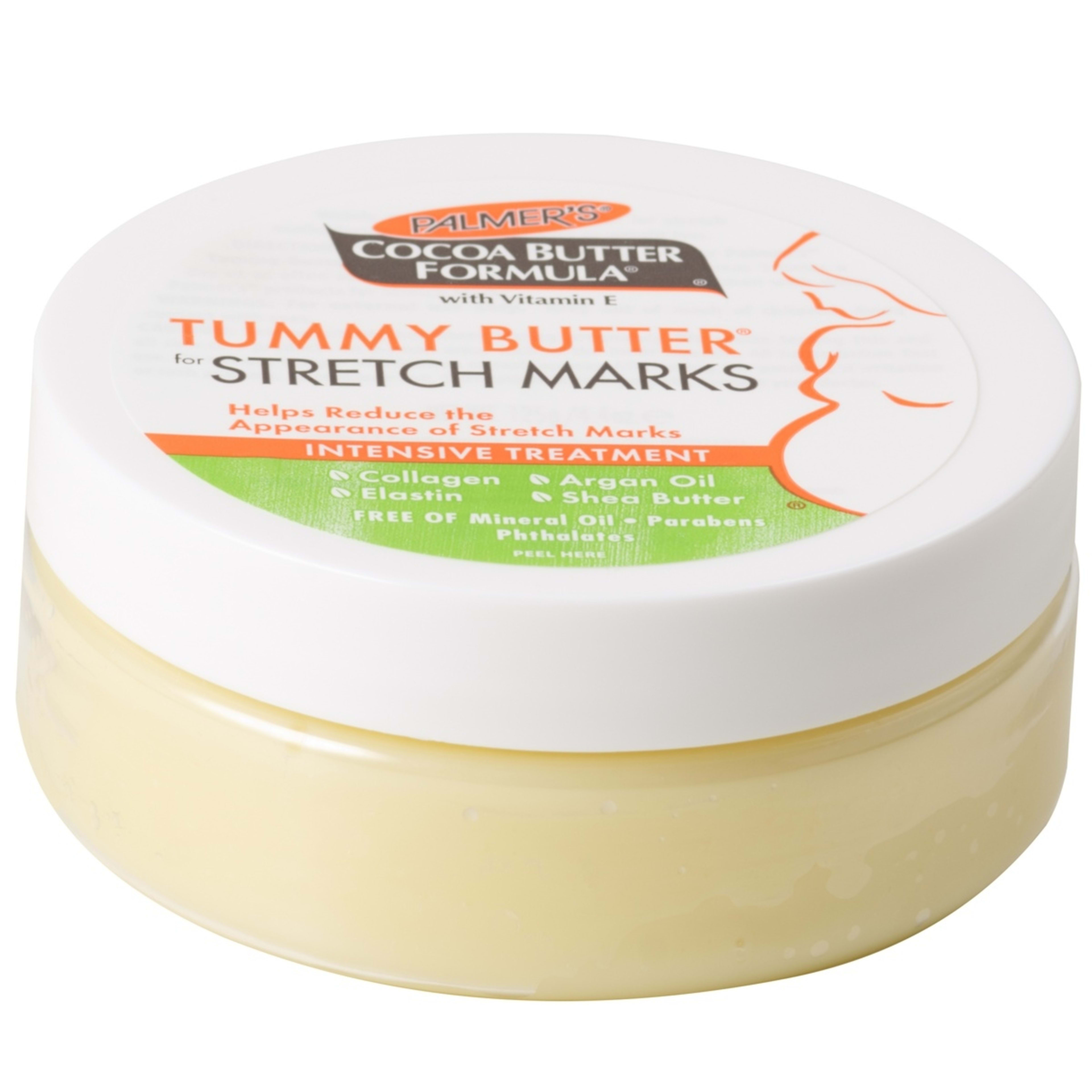 3 Palmer's Cocoa Butter Tummy Butter for Stretch Marks 125g - Collagen, Elastin, Argan Oil & Shea Butter, 3 of 6