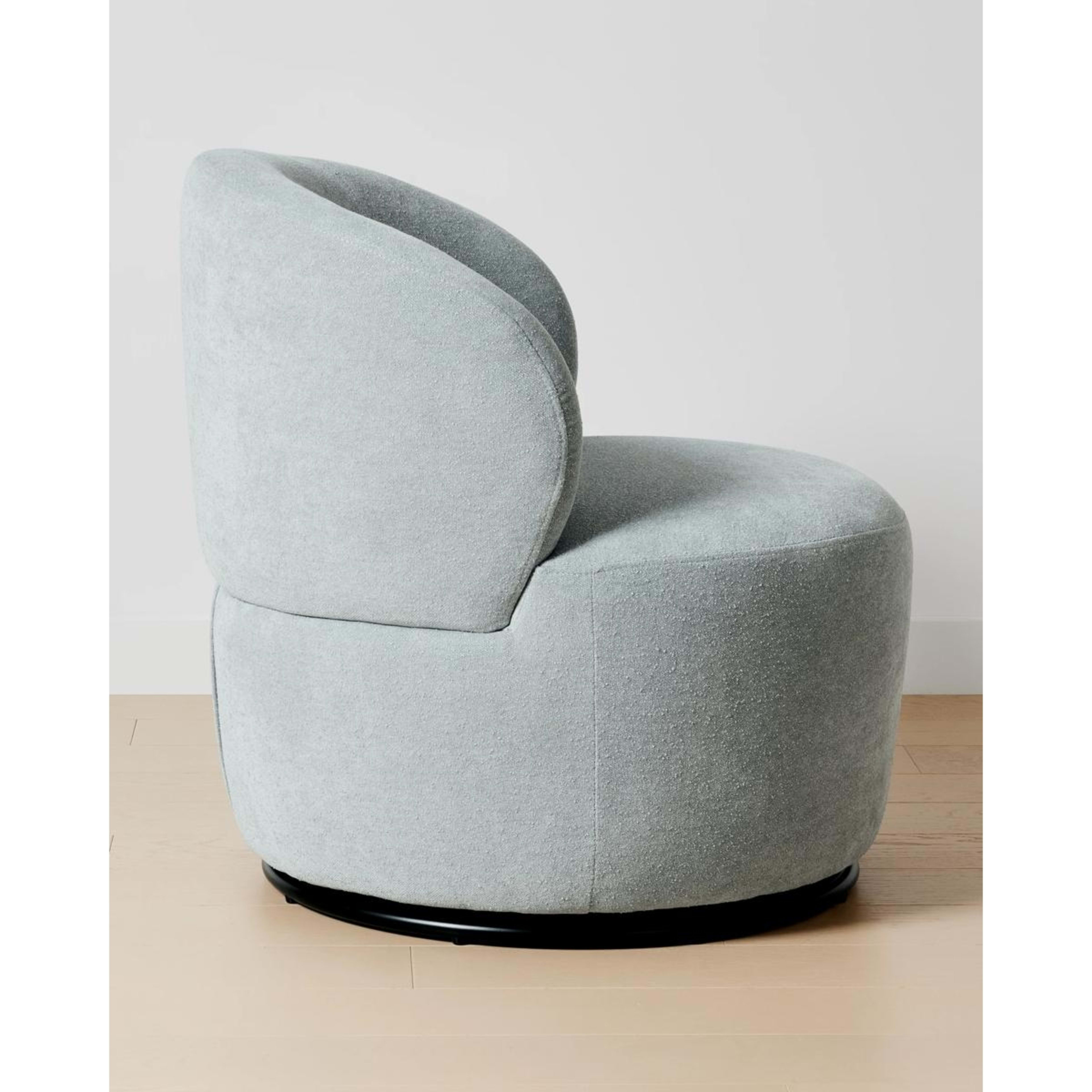 3 Clara Swivel Lounge Chair - Blue, 3 of 7