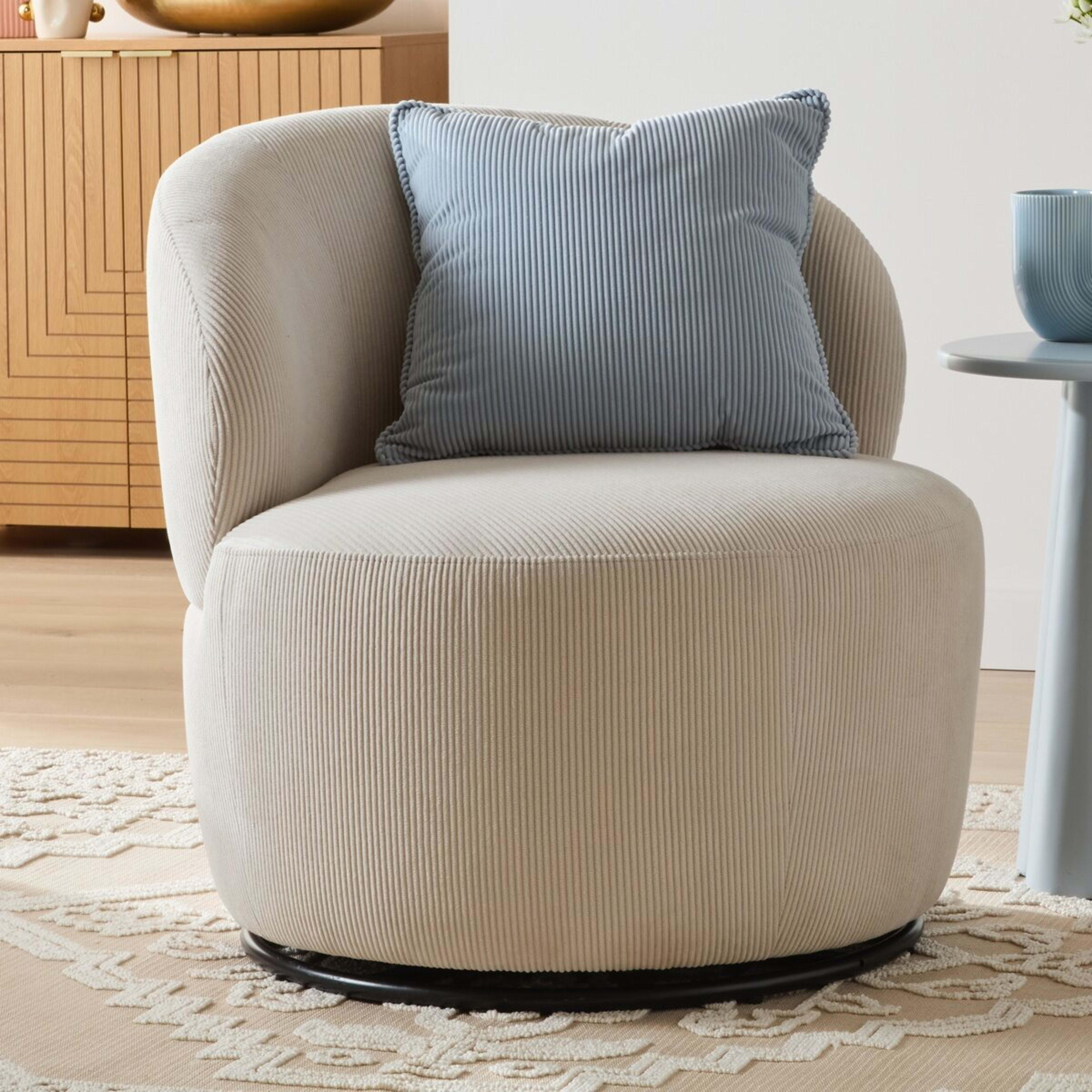 8 Corduroy Swivel Chair, 8 of 9