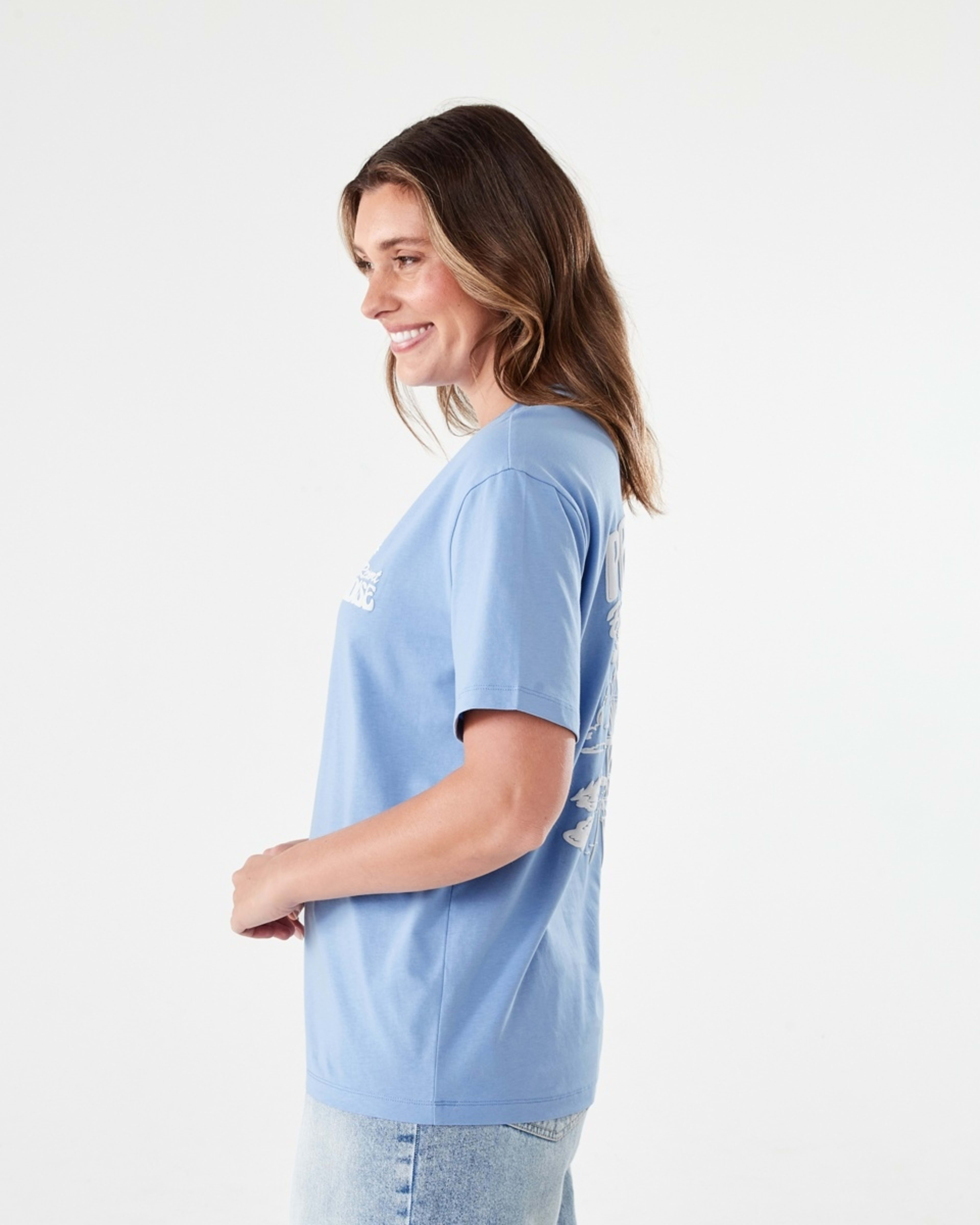 2 Short Sleeve Oversized Boyfriend T-shirt Paradise, 2 of 6