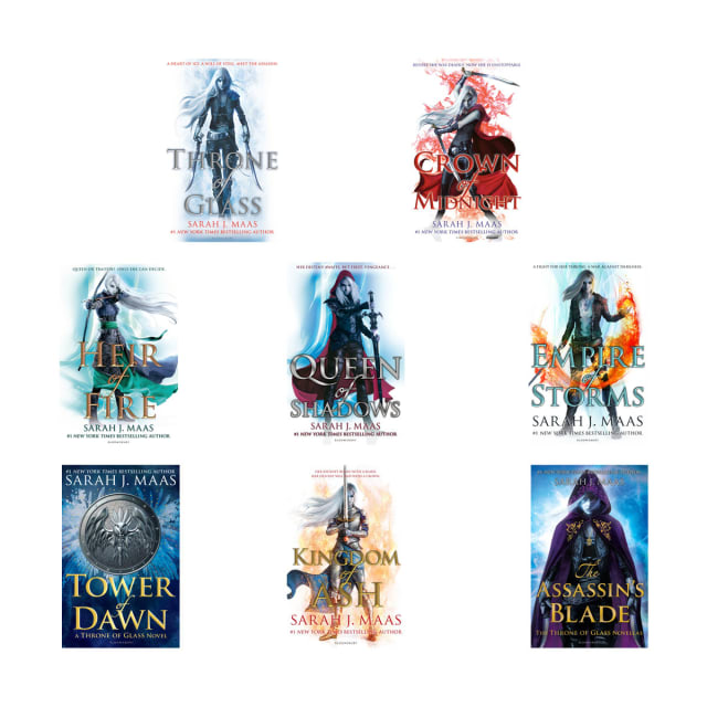 Throne of glass box promo set