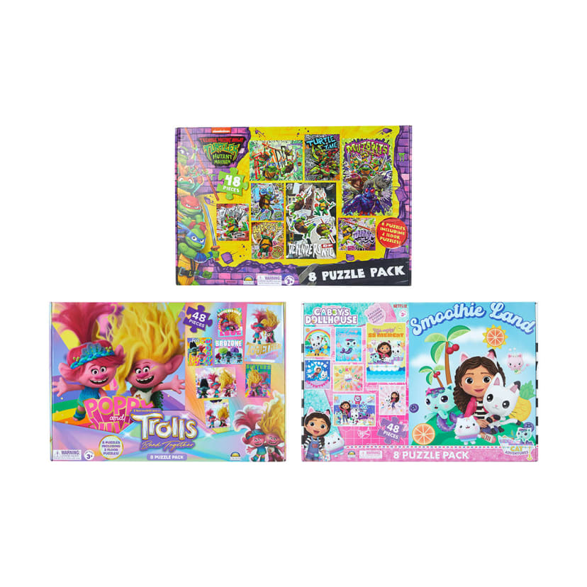 8 Pack Puzzles Assorted Kmart