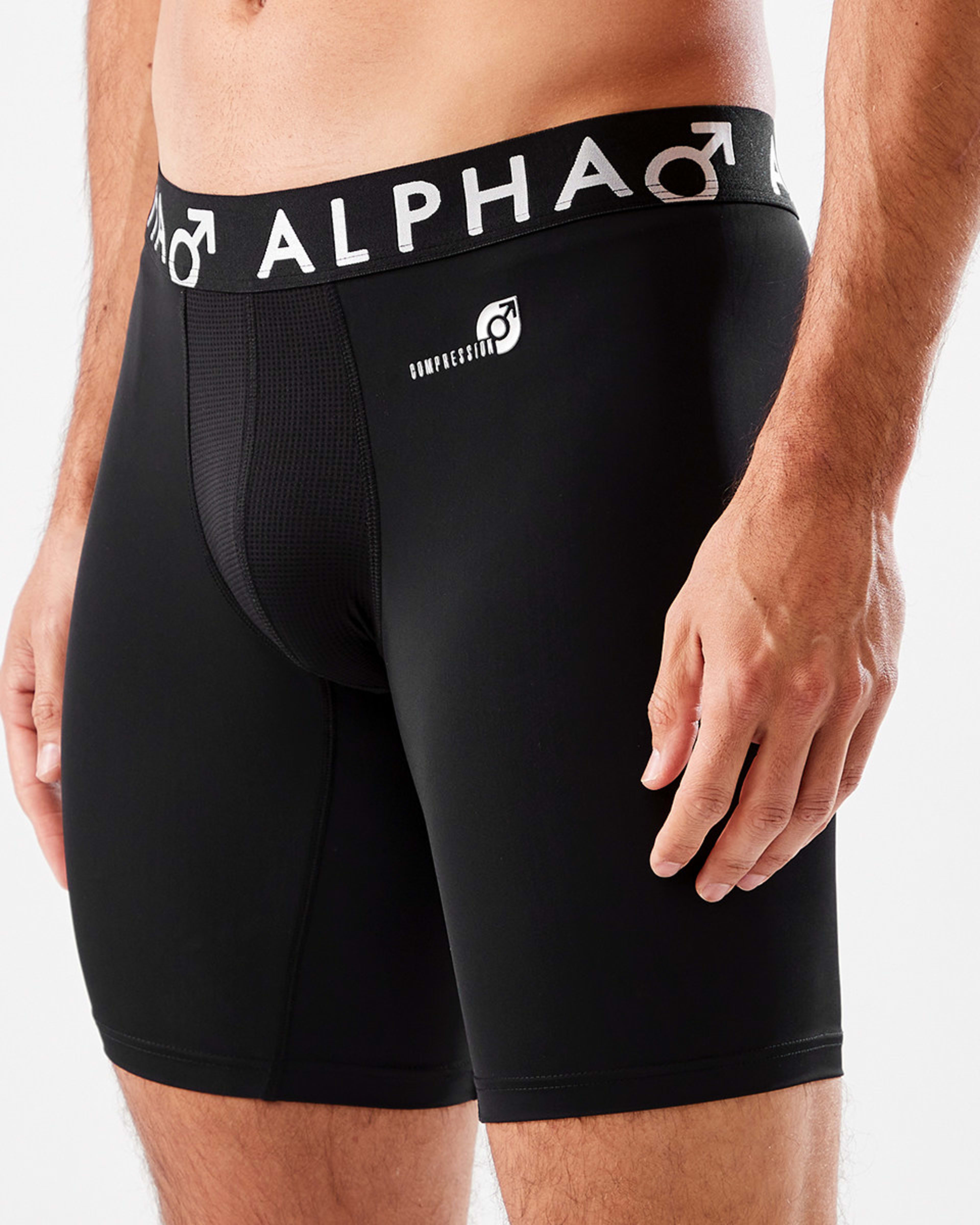 2 Compression Trunks Black Silver, 2 of 5