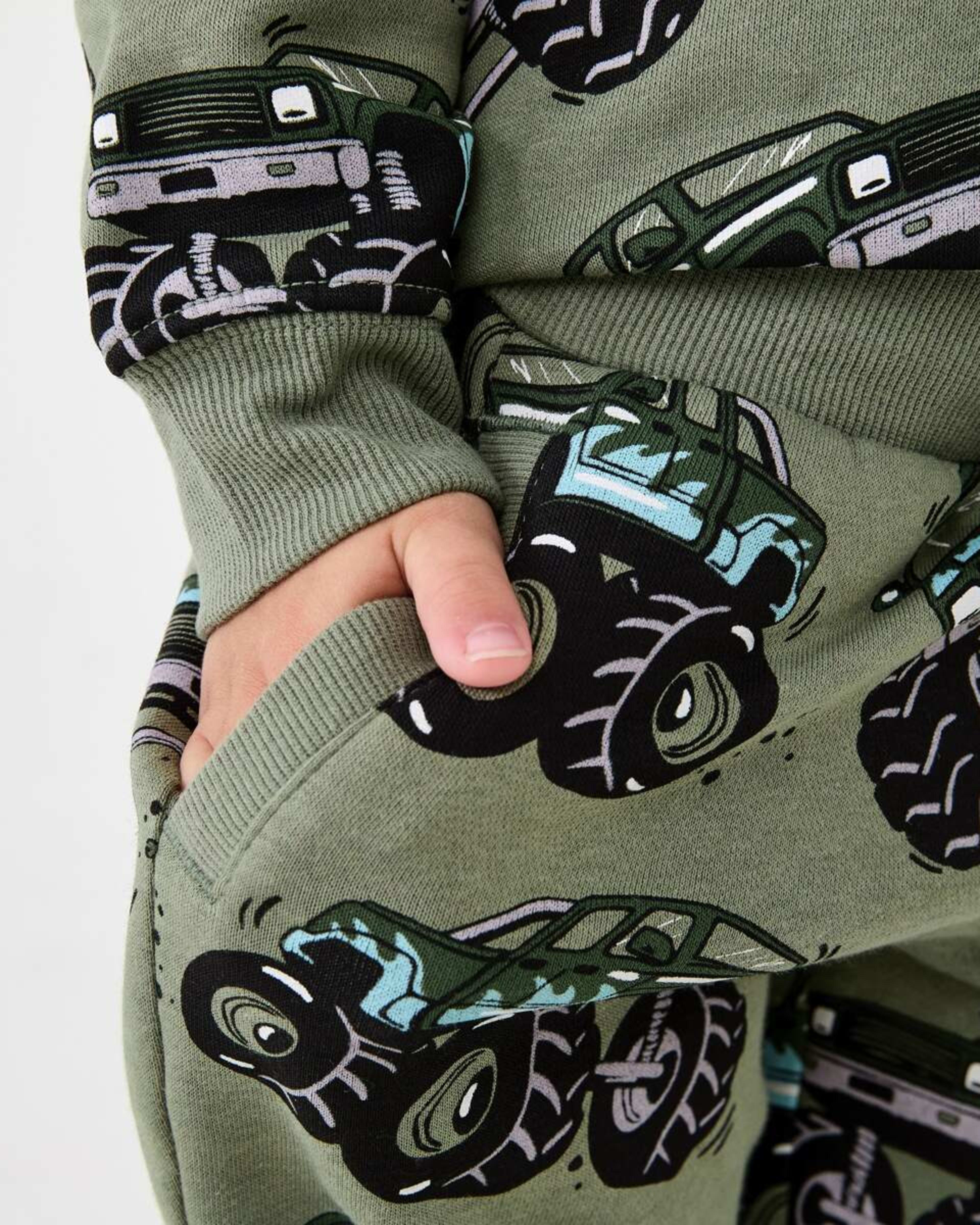 3 All Over Print Trackpants Gre Monste, 3 of 8