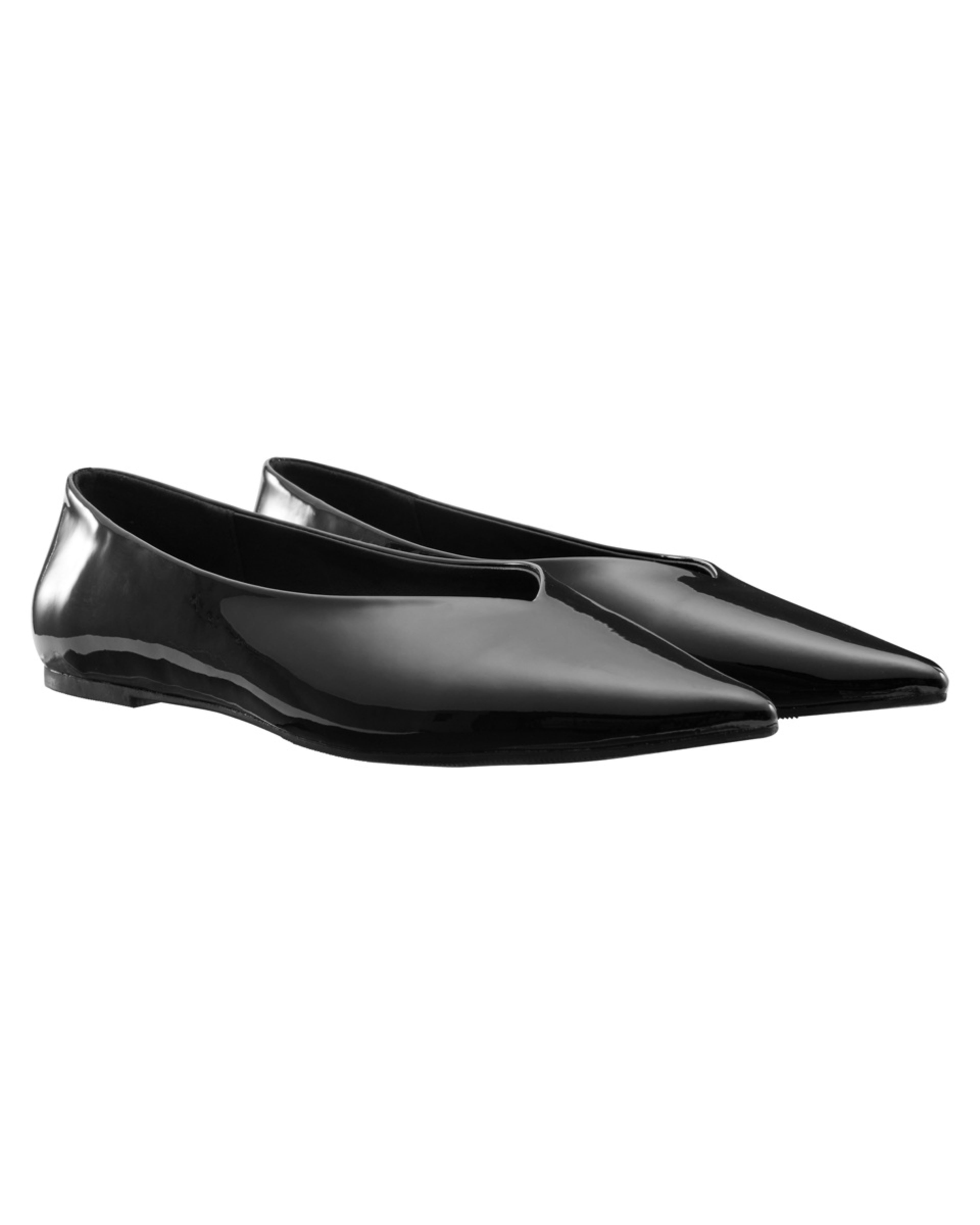 3 Pointed Toe Flats Black, 3 of 3