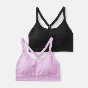 MAVOUR COUTURE 2 Pack Sports Bras Longline Cropped Tank Tops for Women with  Built in Bra Long Crop Workout Yoga Top… : : Clothing, Shoes &  Accessories
