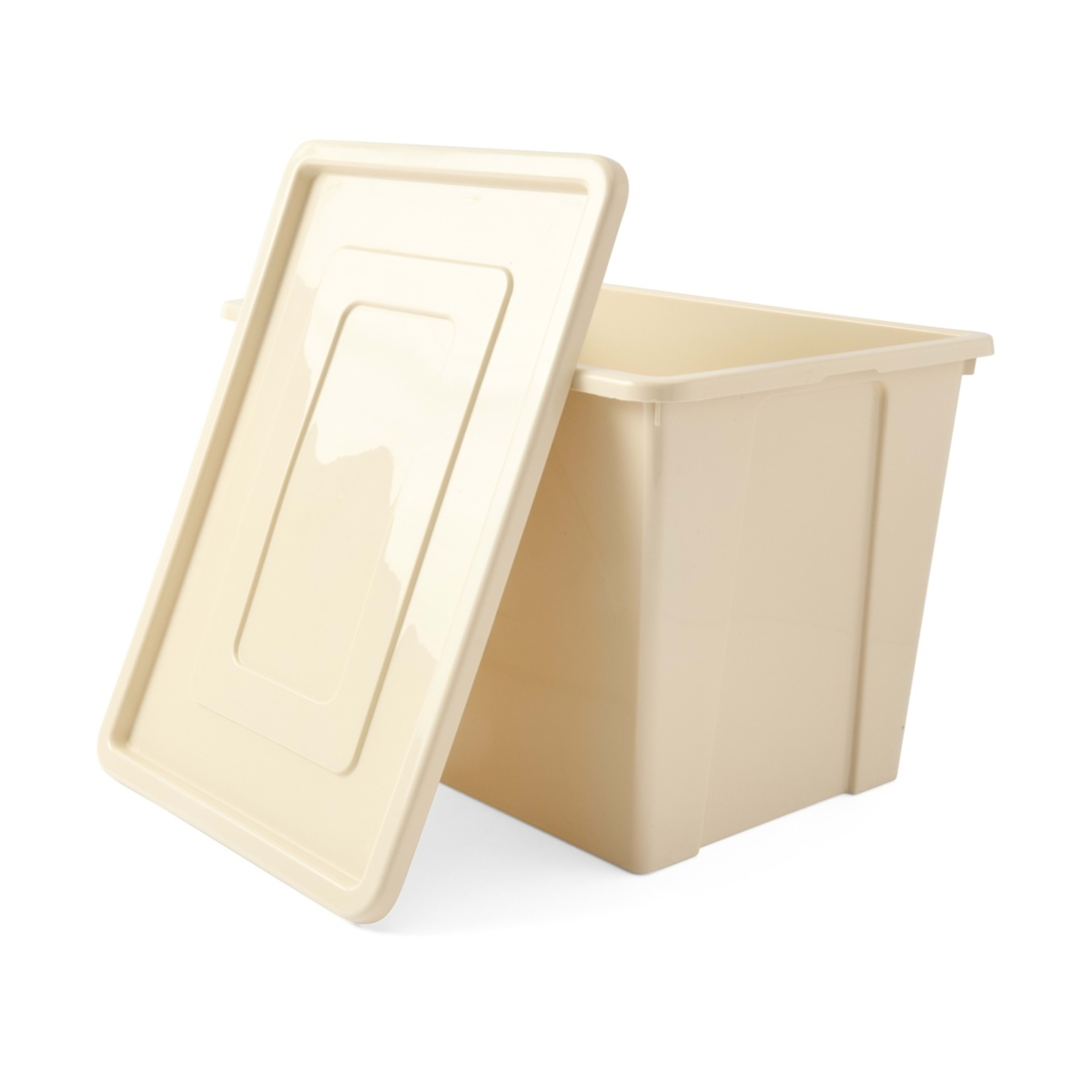 7 3 Pack 20L Storage Boxes - Beige, 7 of 10