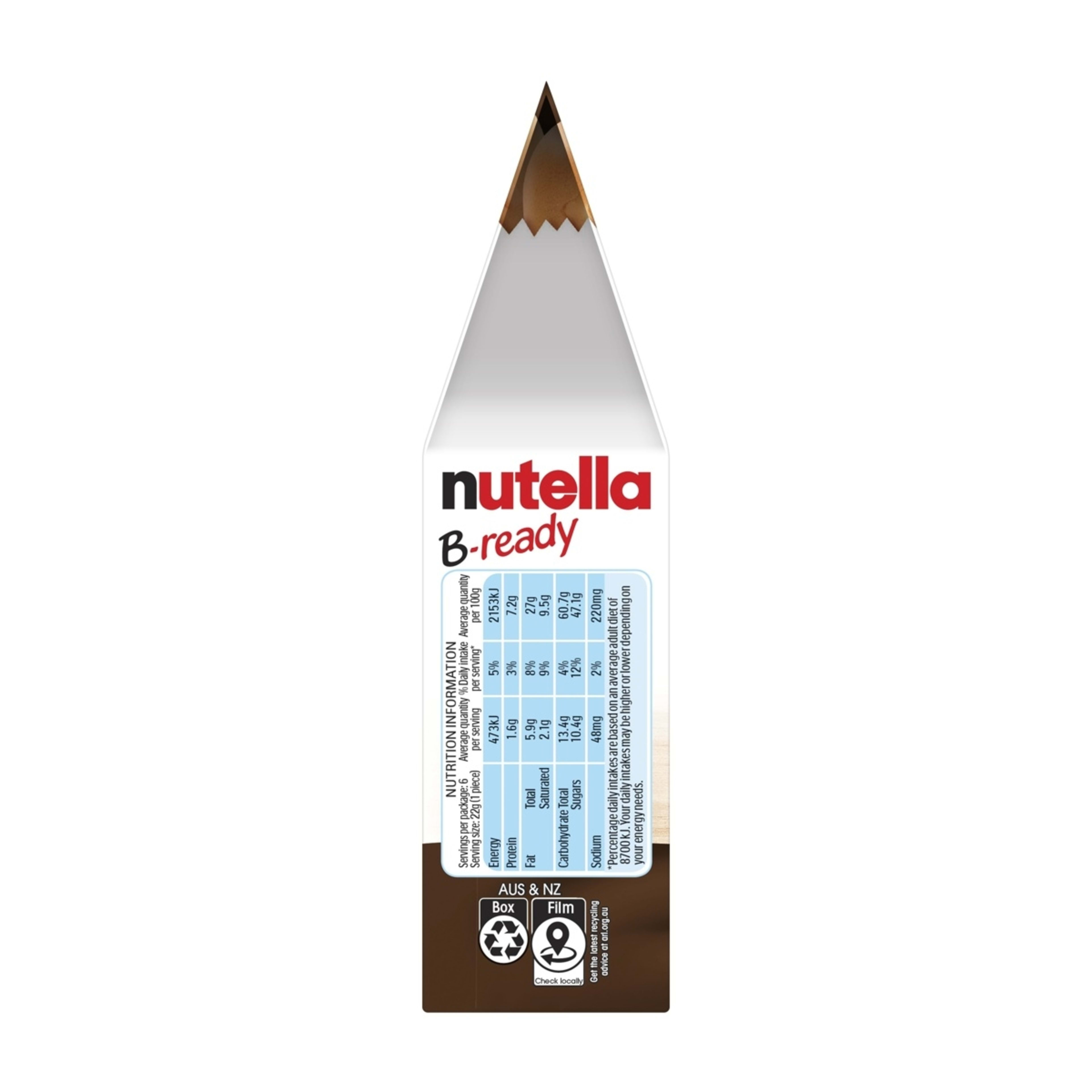 4 6 Piece Ferrero Nutella B-Ready 132g, 4 of 8