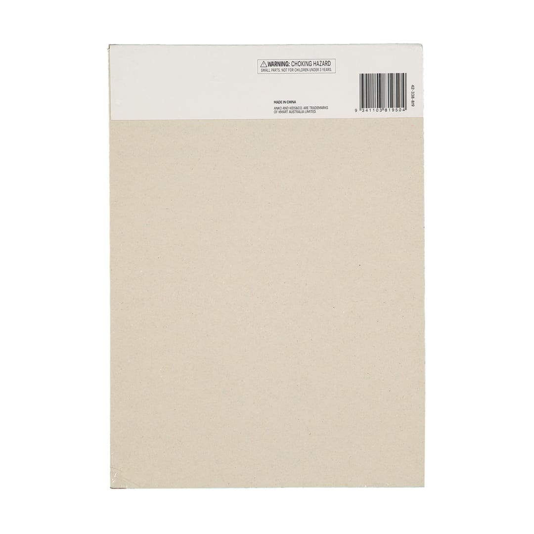 A4 Printed Paper Pad Kmart