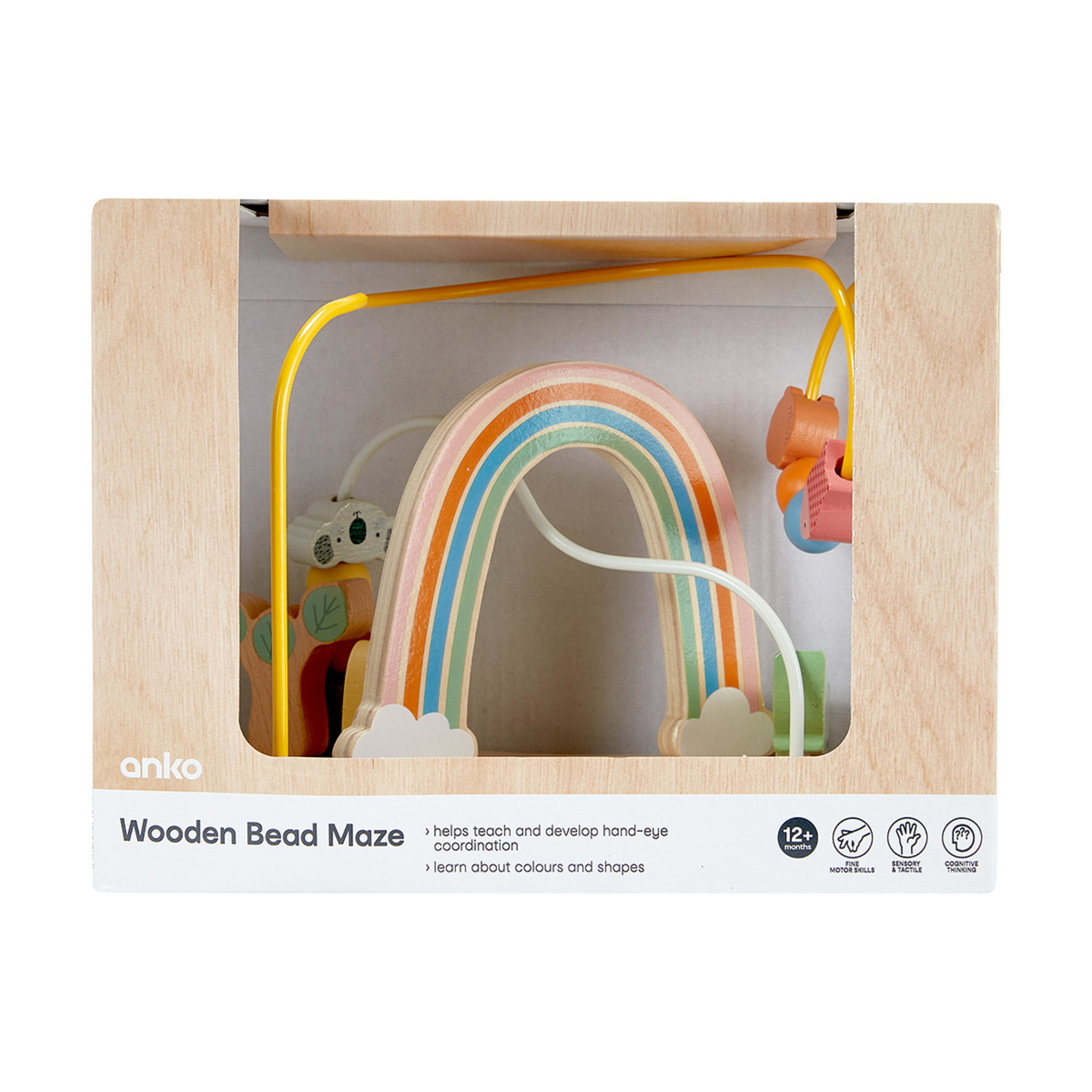 Wooden Bead Maze Kmart