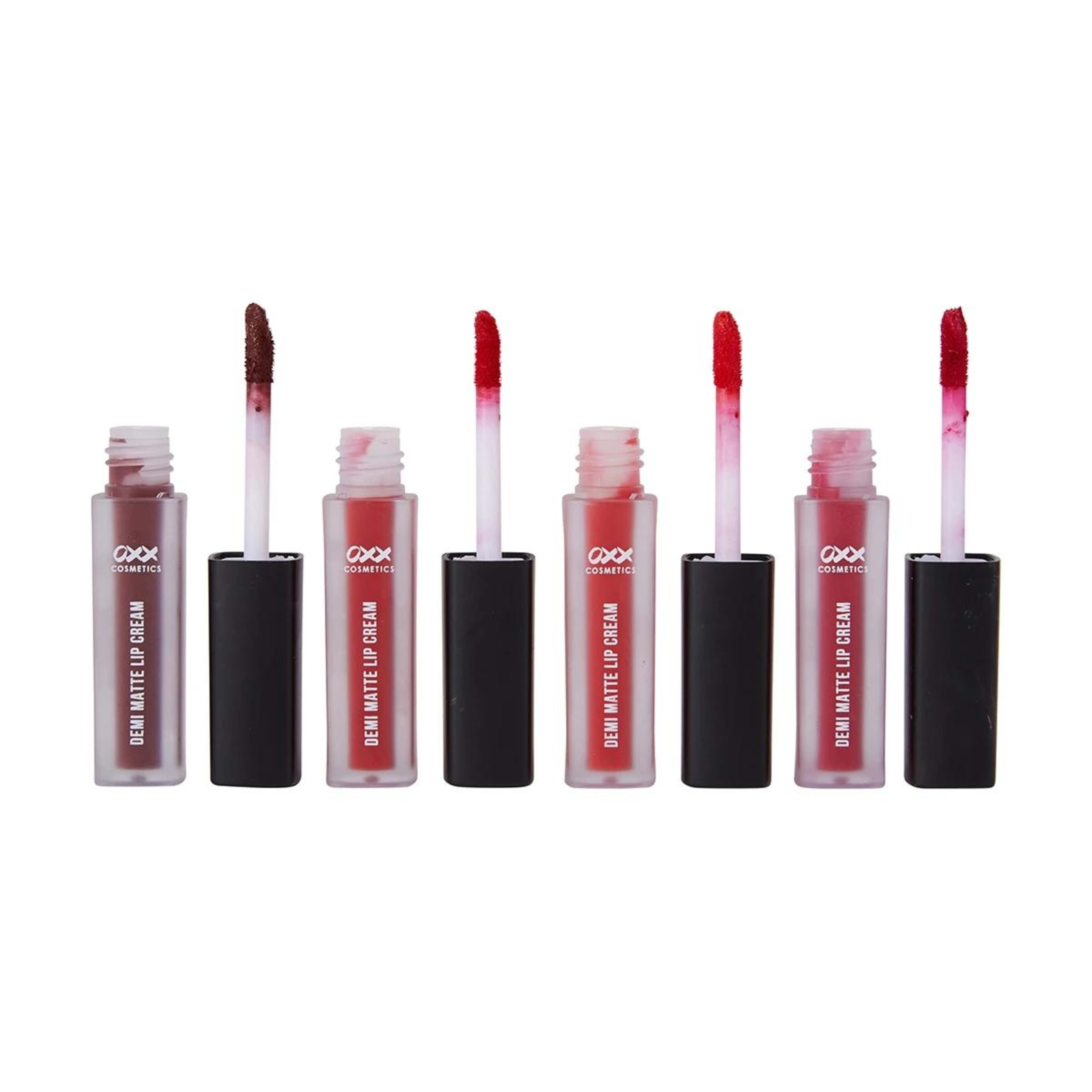 2 OXX Cosmetics 4 Piece Liquid Lip Demi Matte Liquid Lipstick - Ruby, 2 of 7