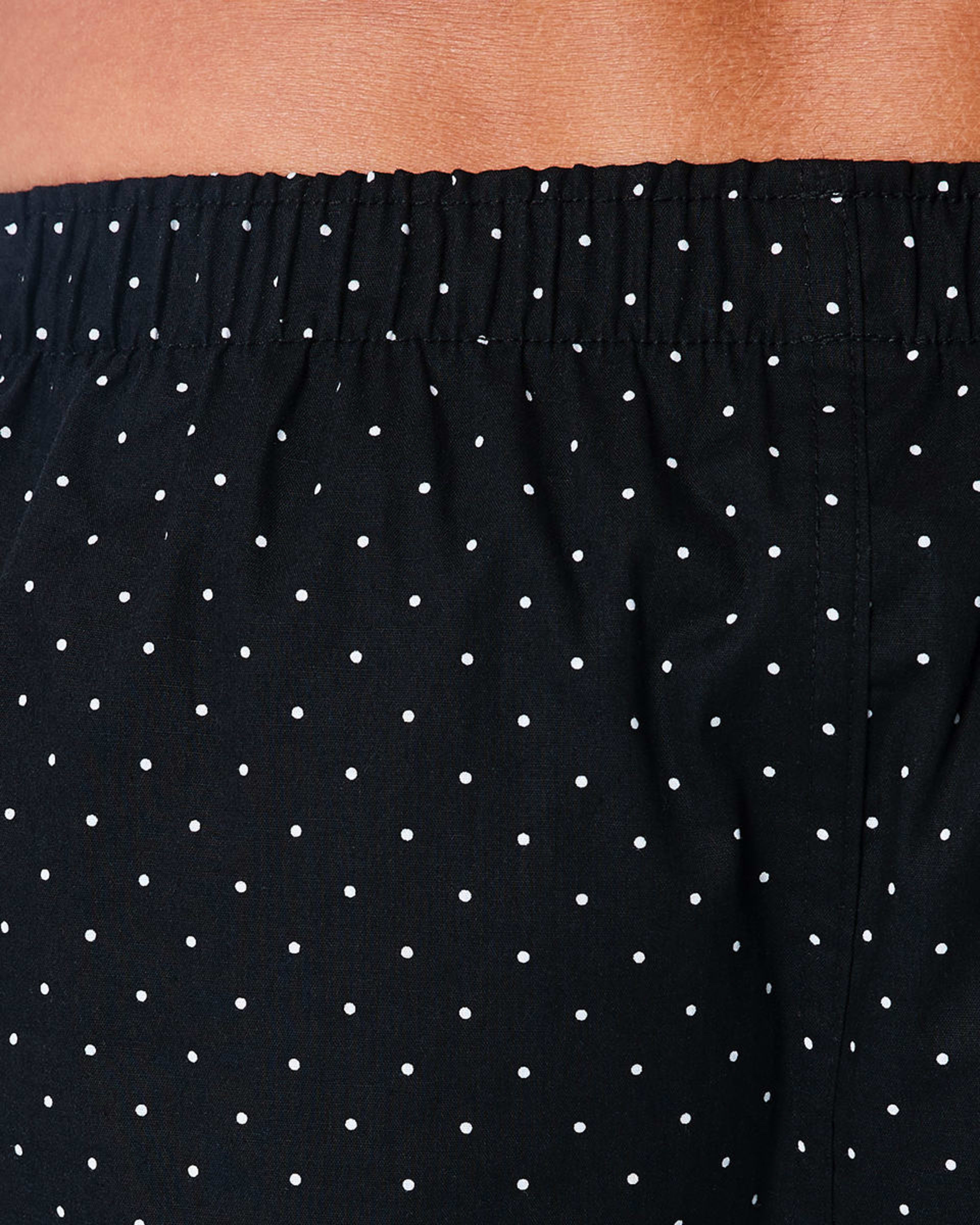7 3 Pack Alpha Classic Woven Boxers Black Dot, 7 of 7