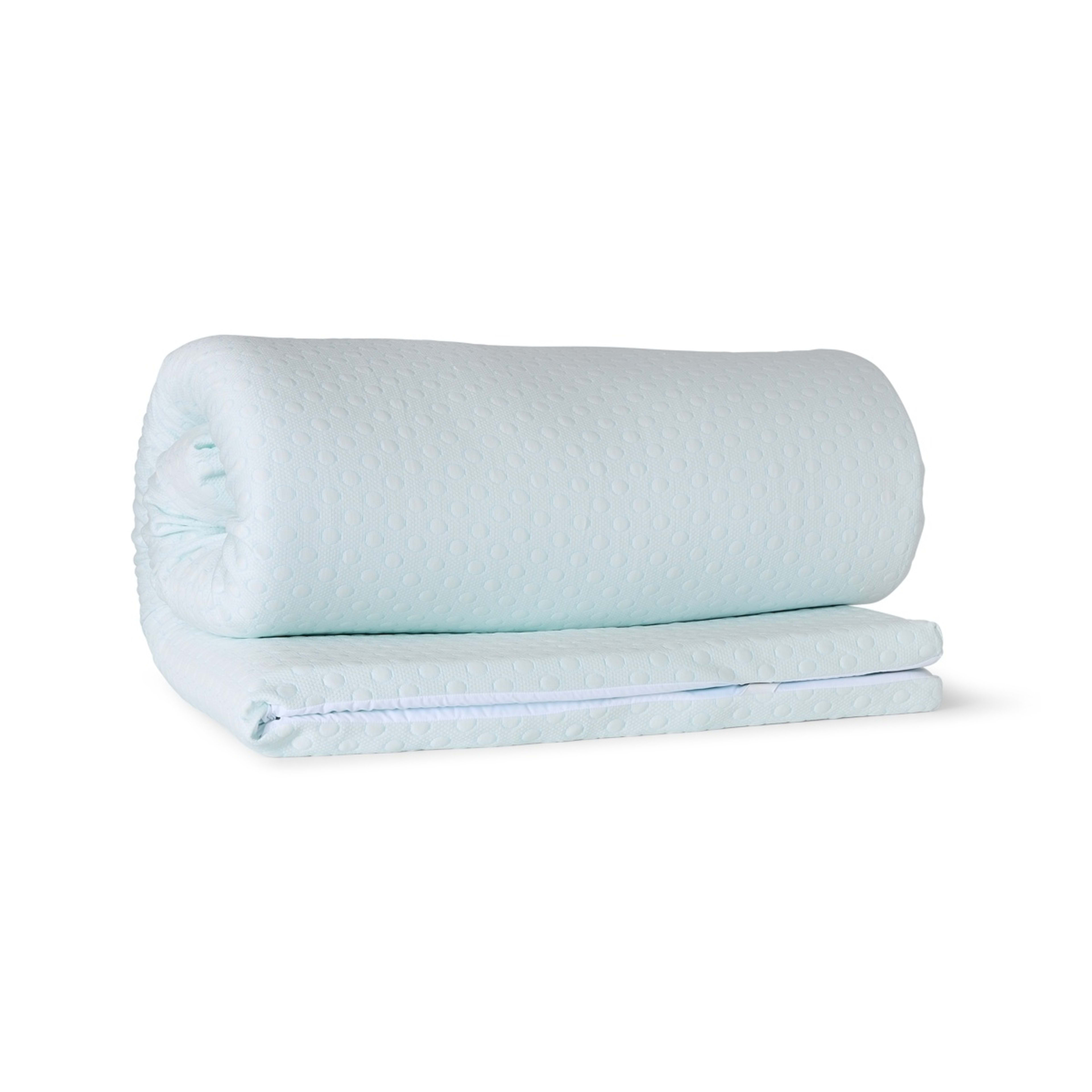 5 Cooling Memory Foam Mattress Topper - Queen Bed, White, 5 of 9