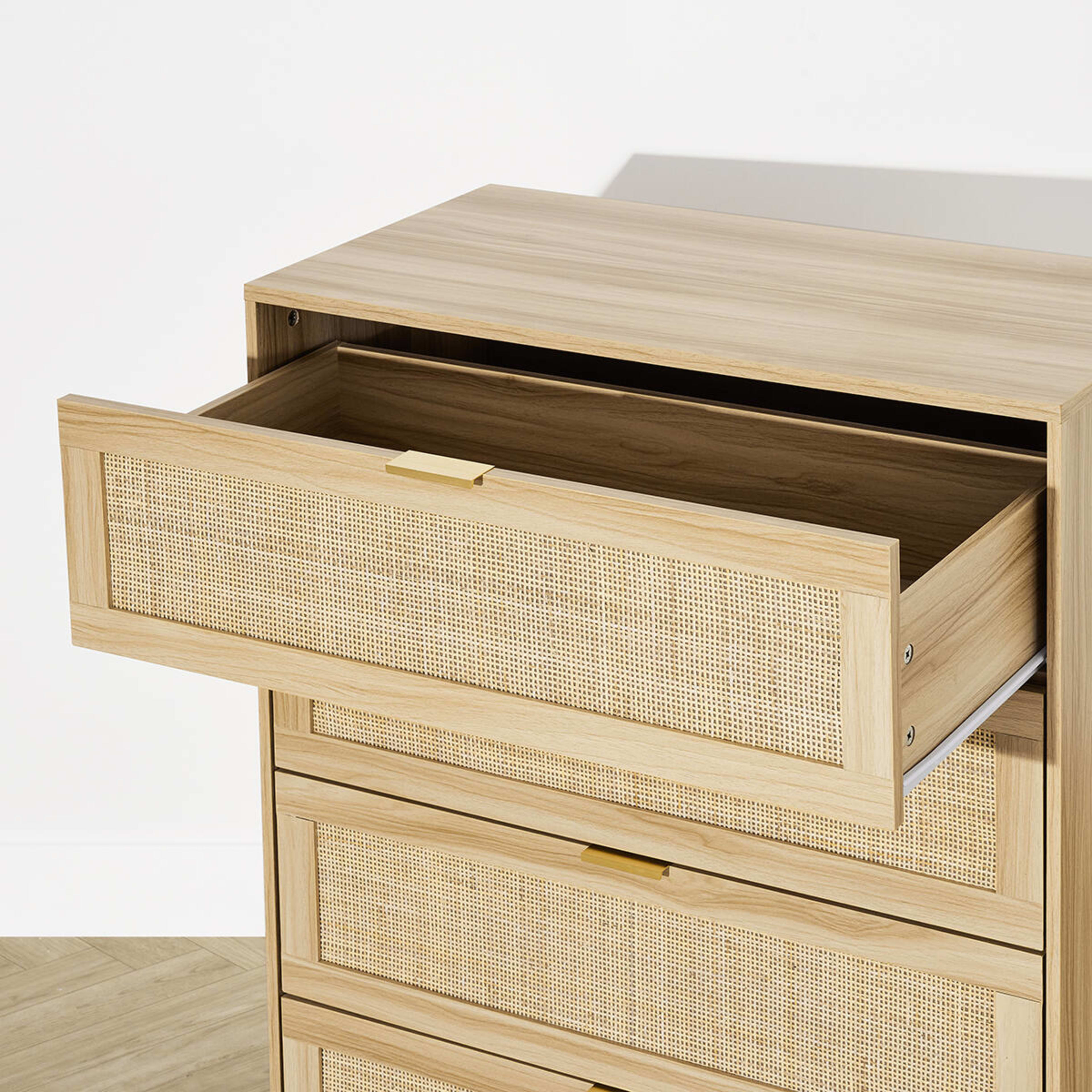 6 Fraser Rattan Chest of Drawers, 6 of 10