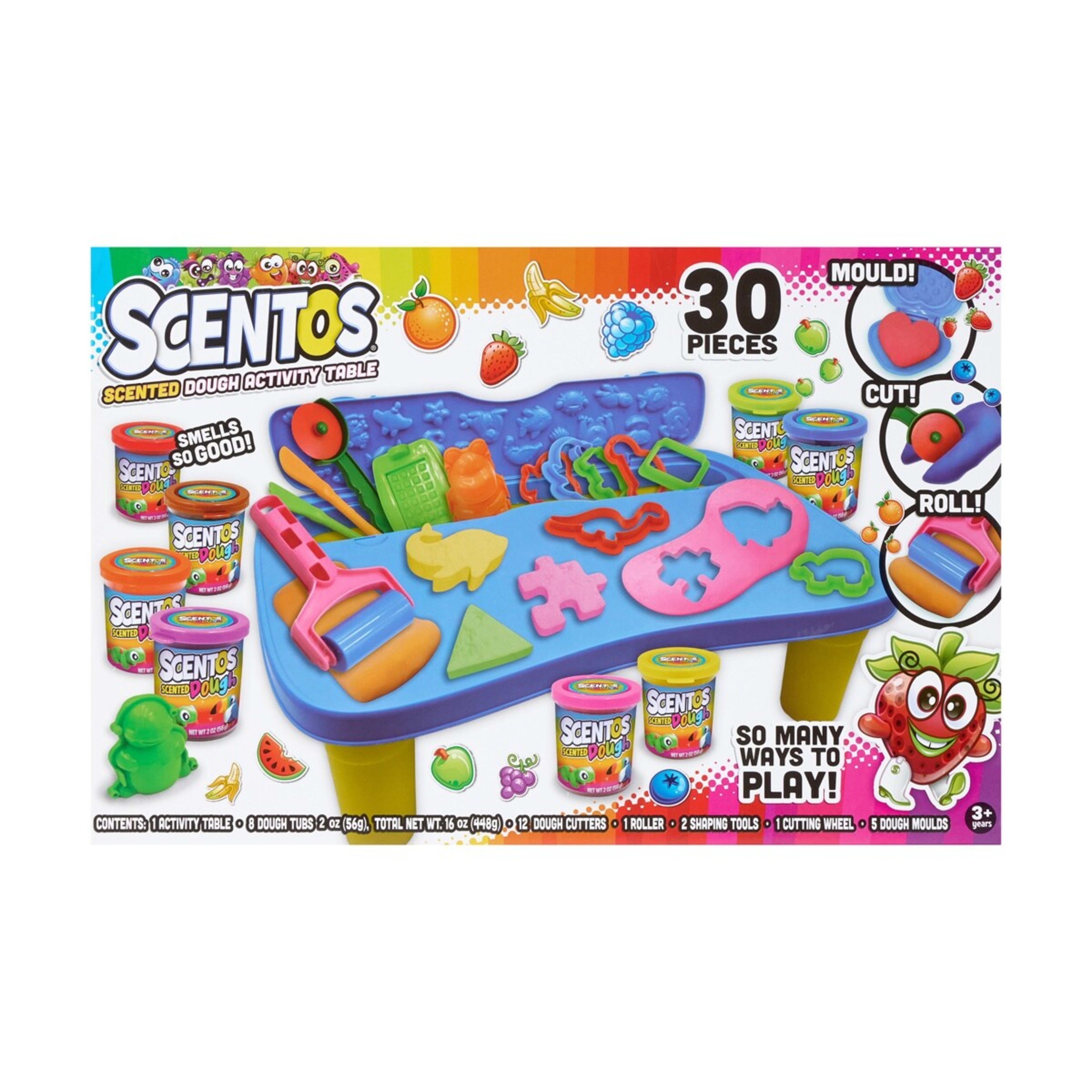1 30 Piece Scentos Scented Dough Activity Table