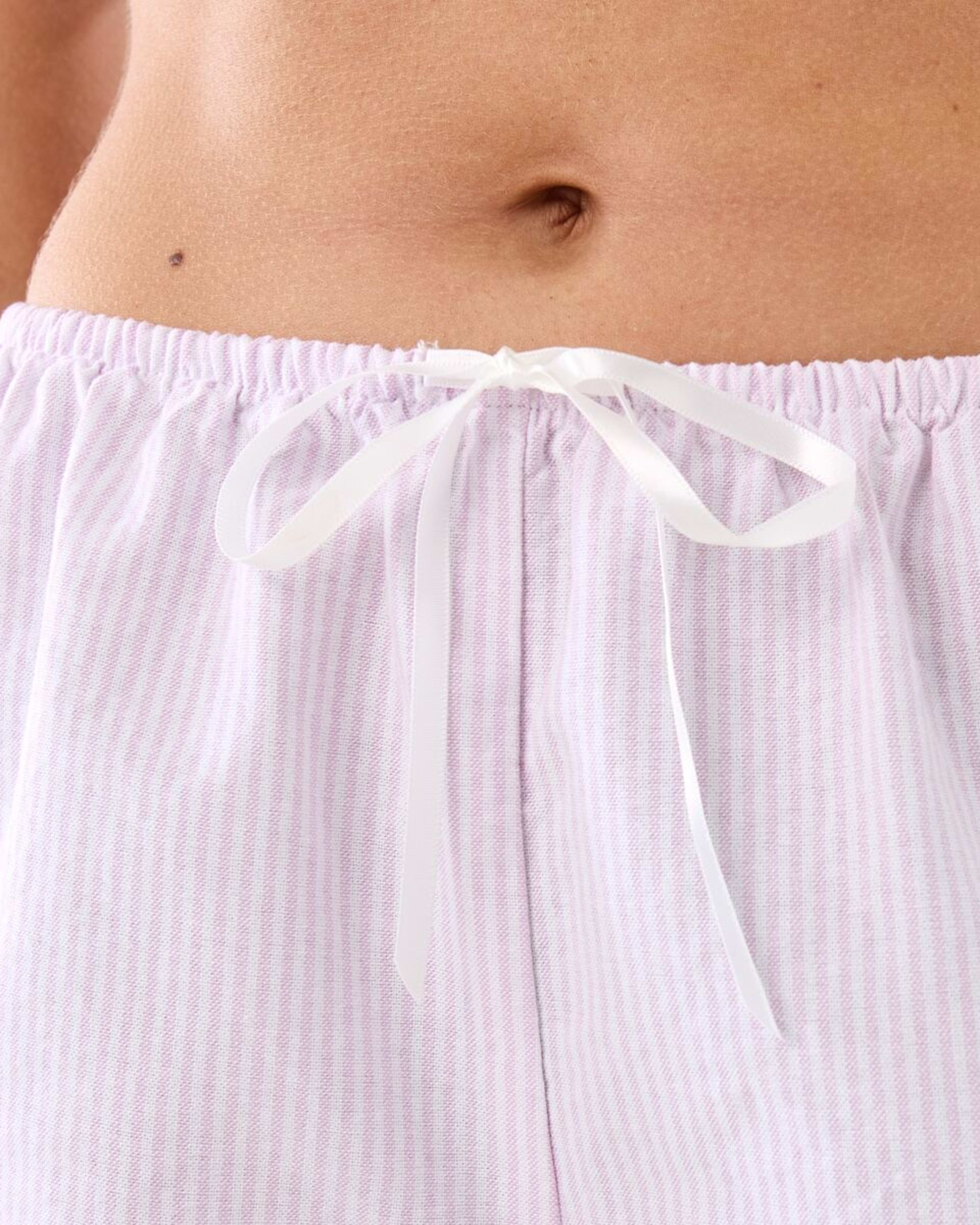 5 Stripe Lace Trim Shorts STRIPE PINK BALLERINA, 5 of 8