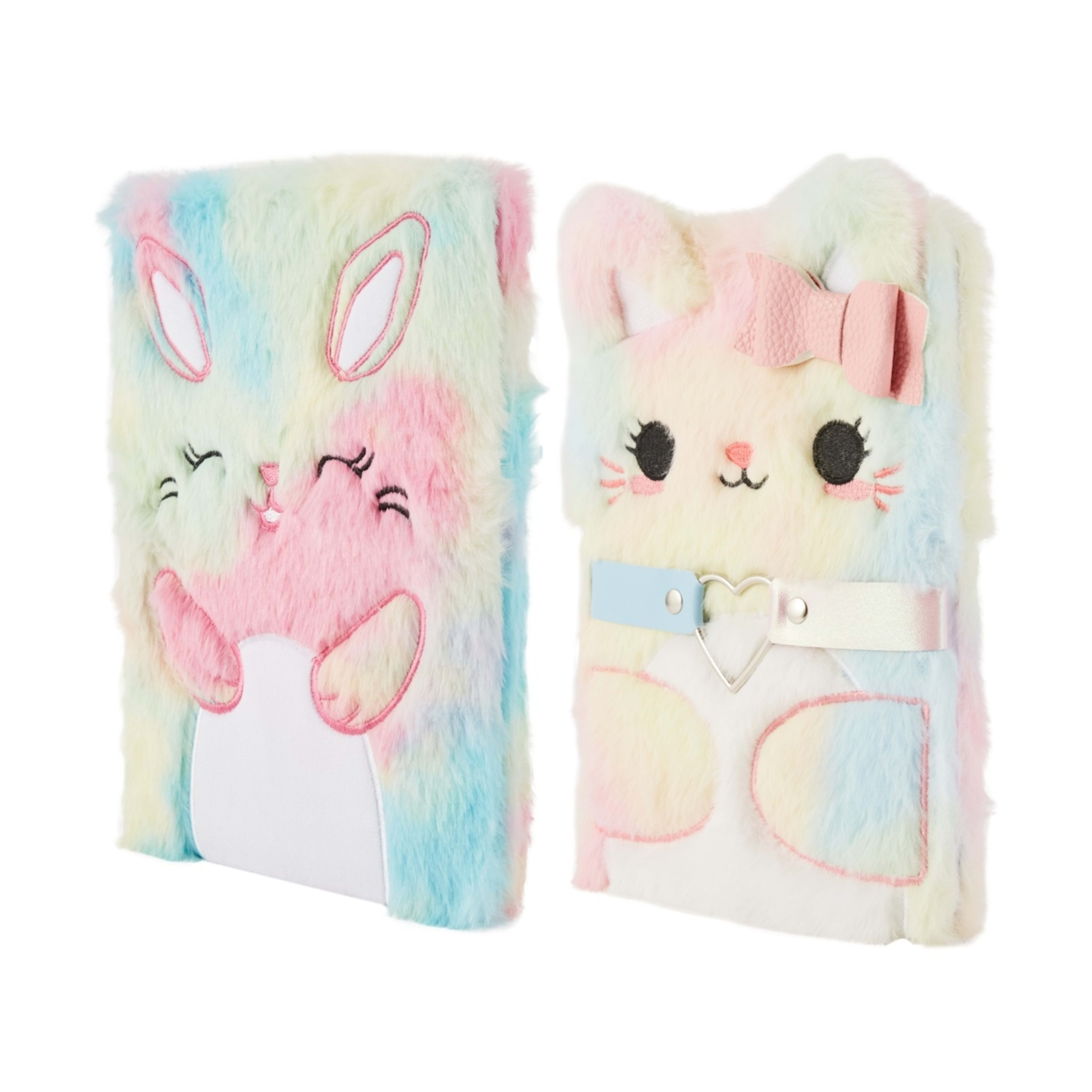 4 WeCool iLY Fluffy Journal Set - Assorted, 4 of 7