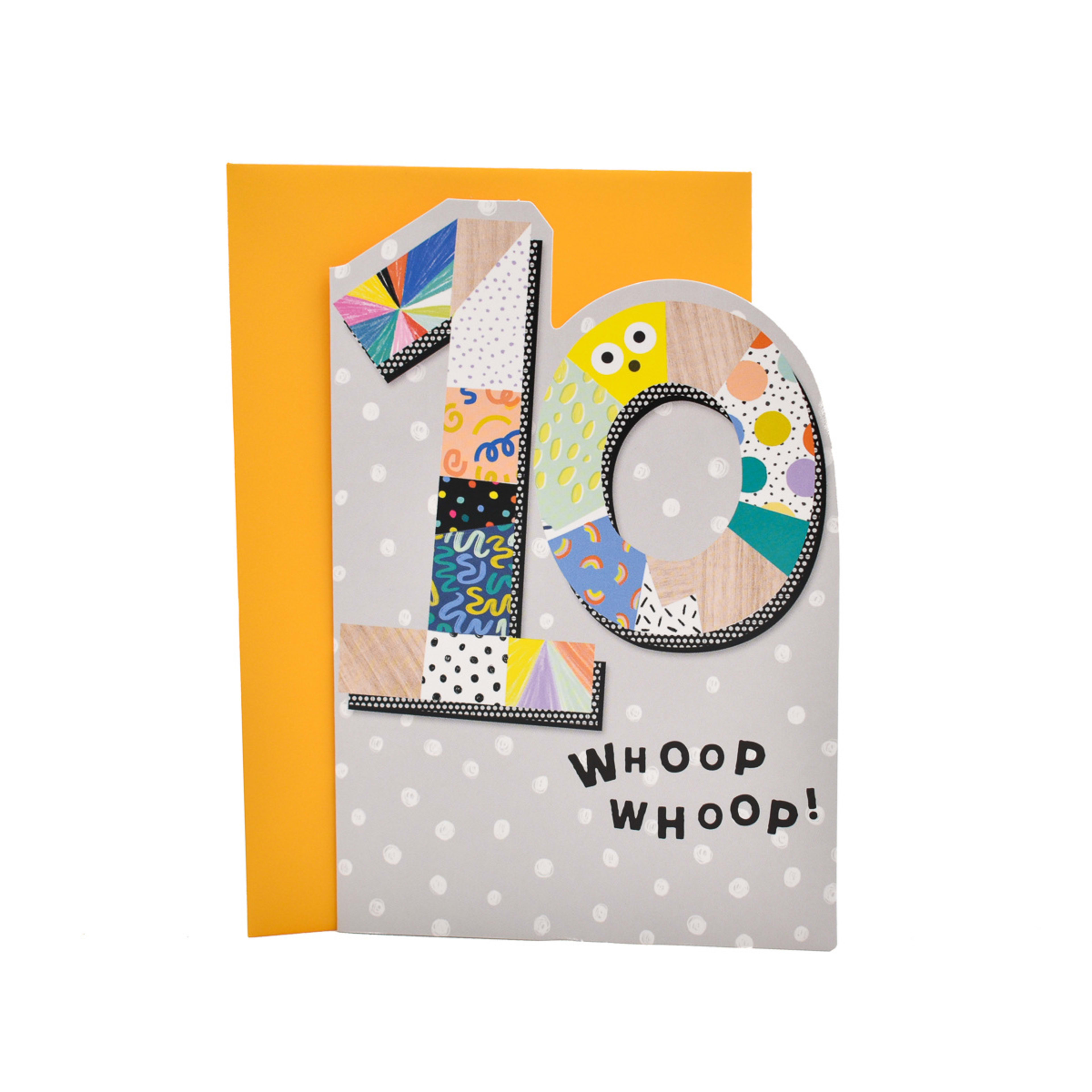 1 Hallmark Birthday Card Age 10 - Whoop Whoop!