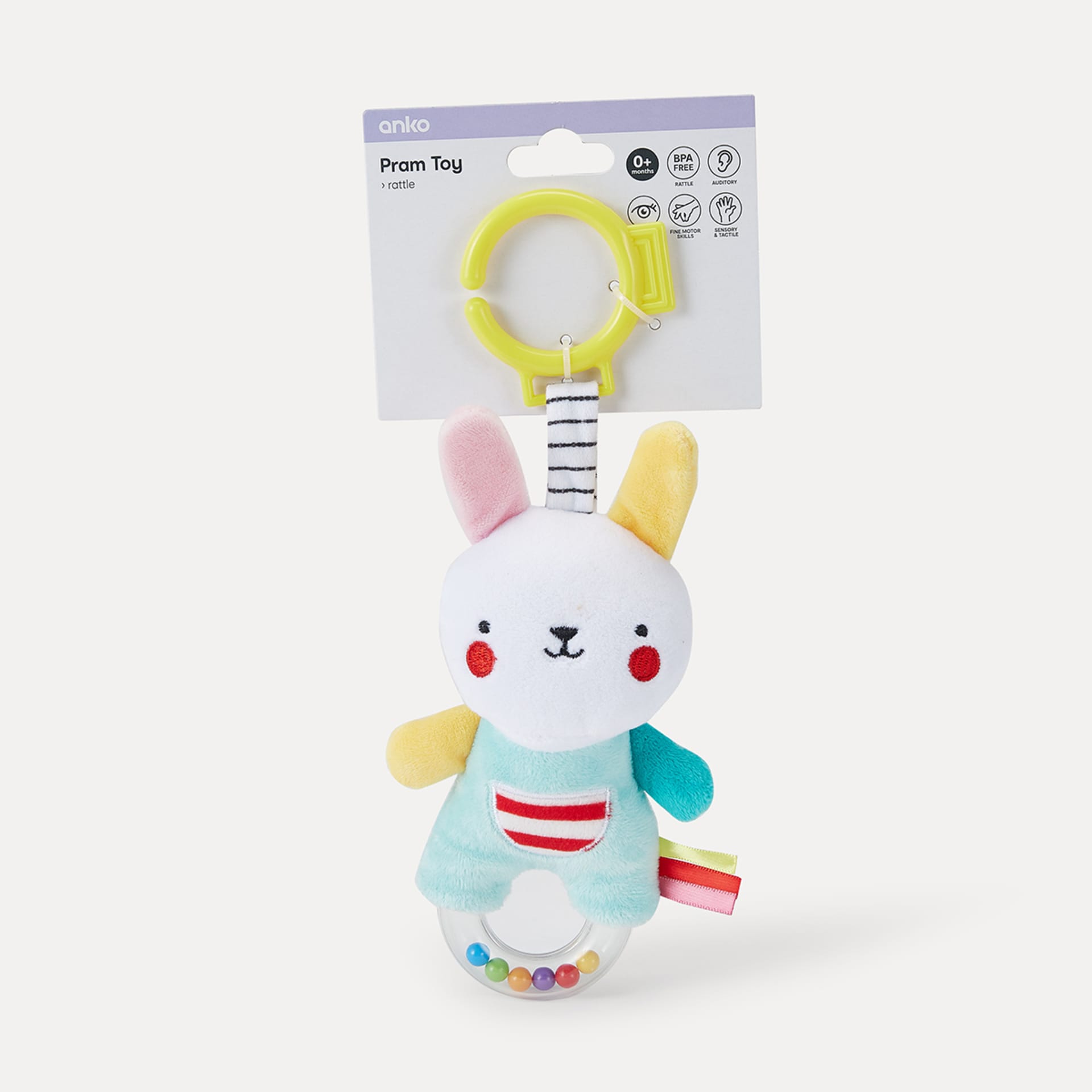 Pram Toy Rabbit Kmart