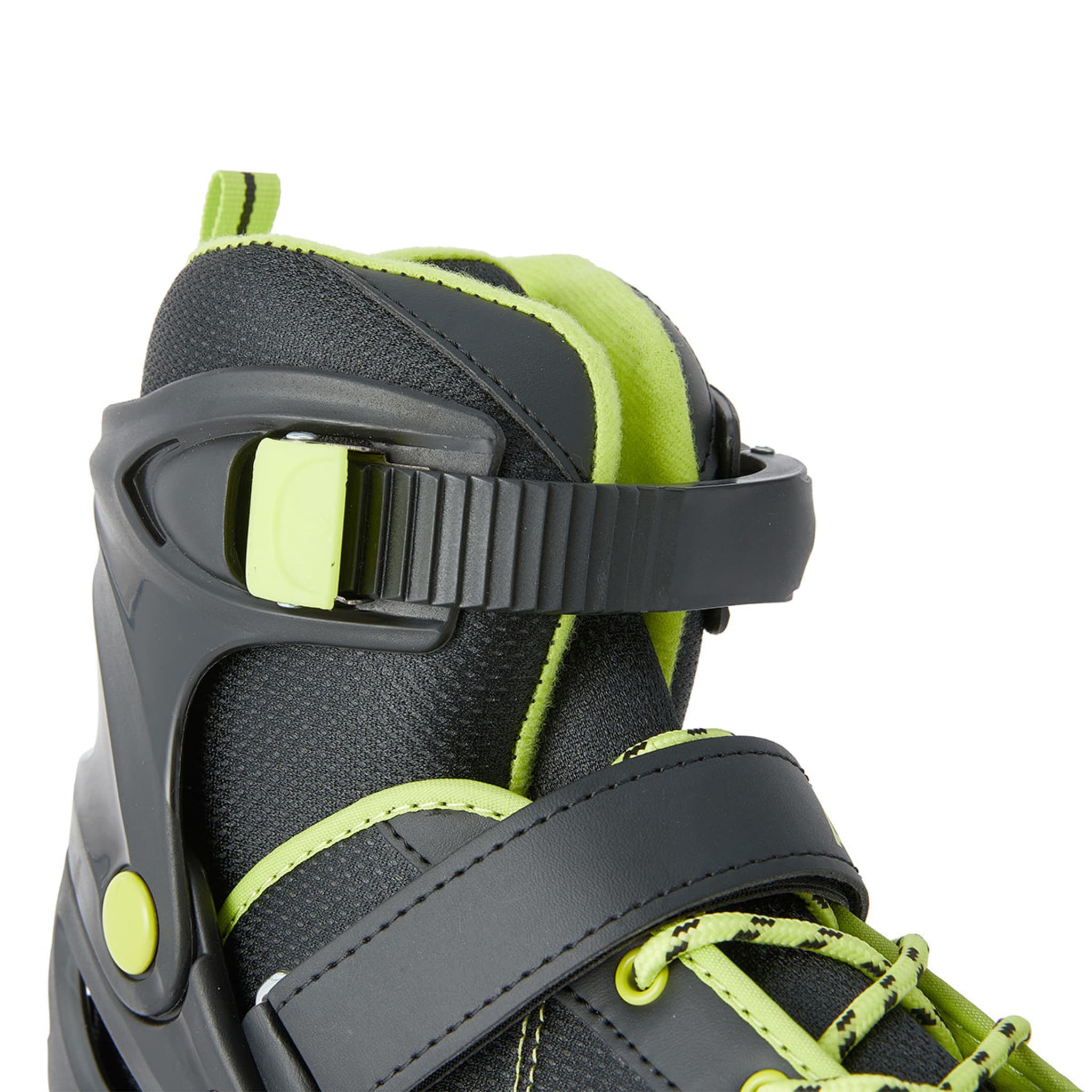 Inline Skates Black and Green, Size 5 to 7 Kmart
