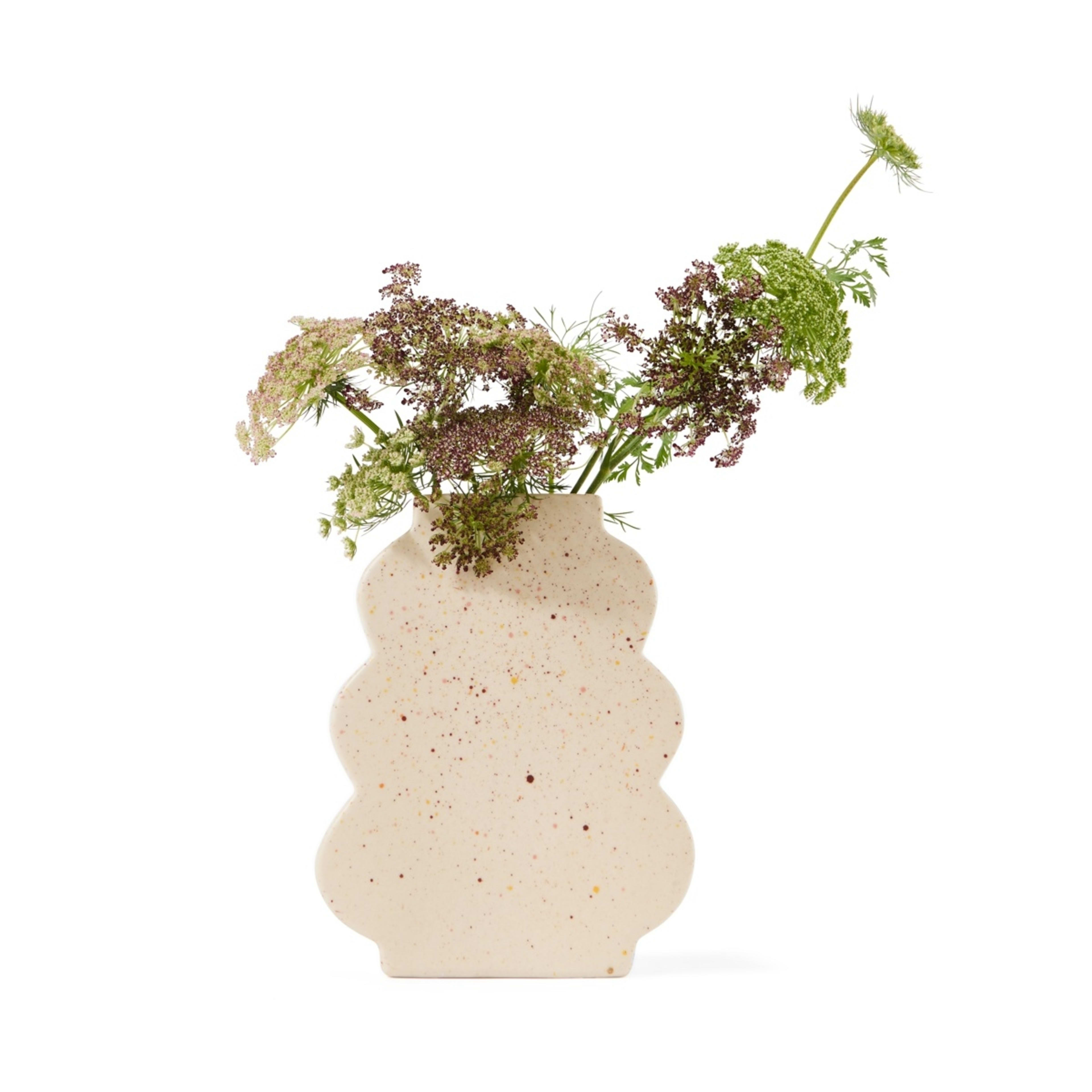 1 Wavy Ceramic Vase