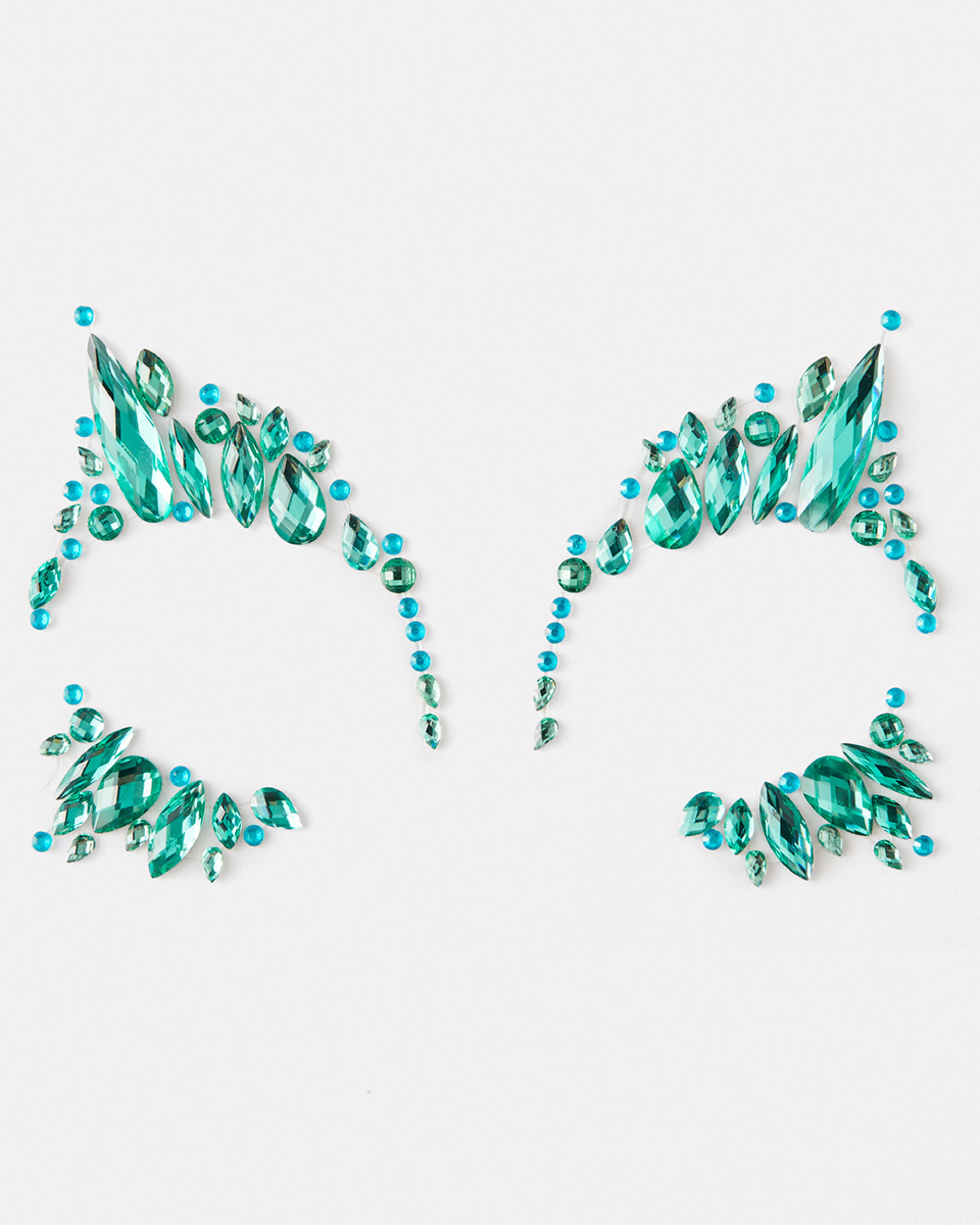 Face Gems Green Kmart