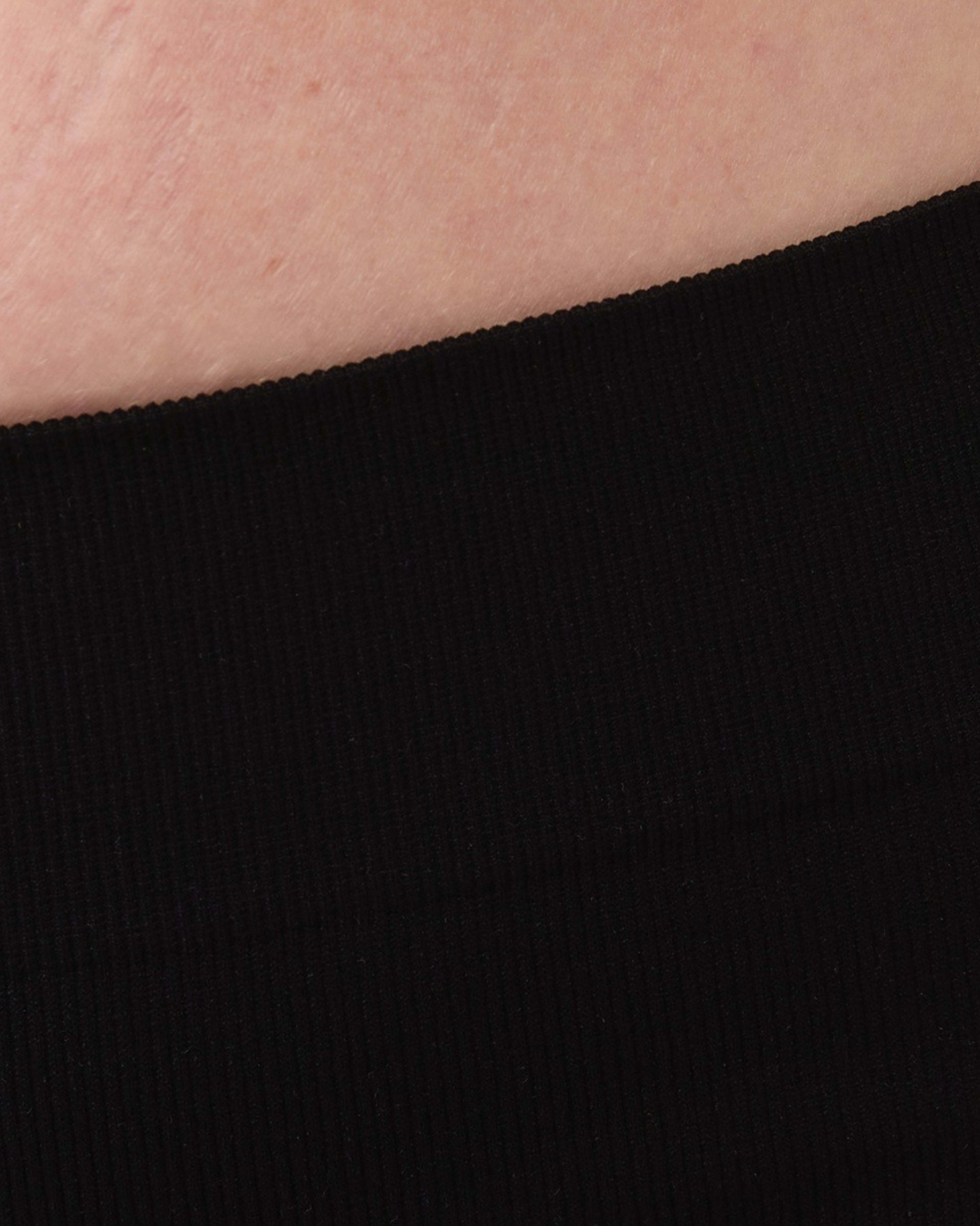 7 3 Pack Rib Shorties BLACK, GREY MARLE, BLACK, 7 of 7